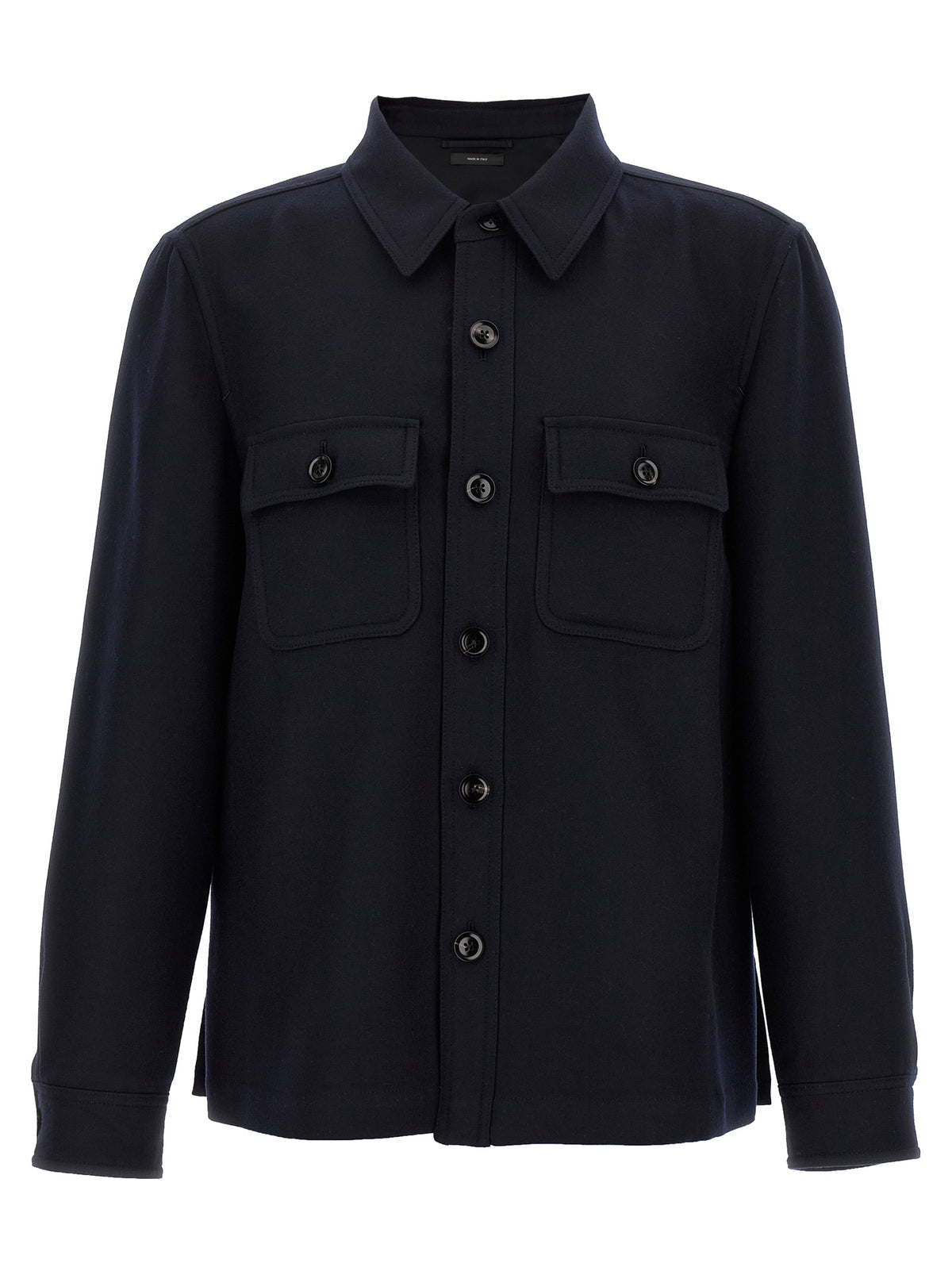 Tom Ford Blue Wool Blouse