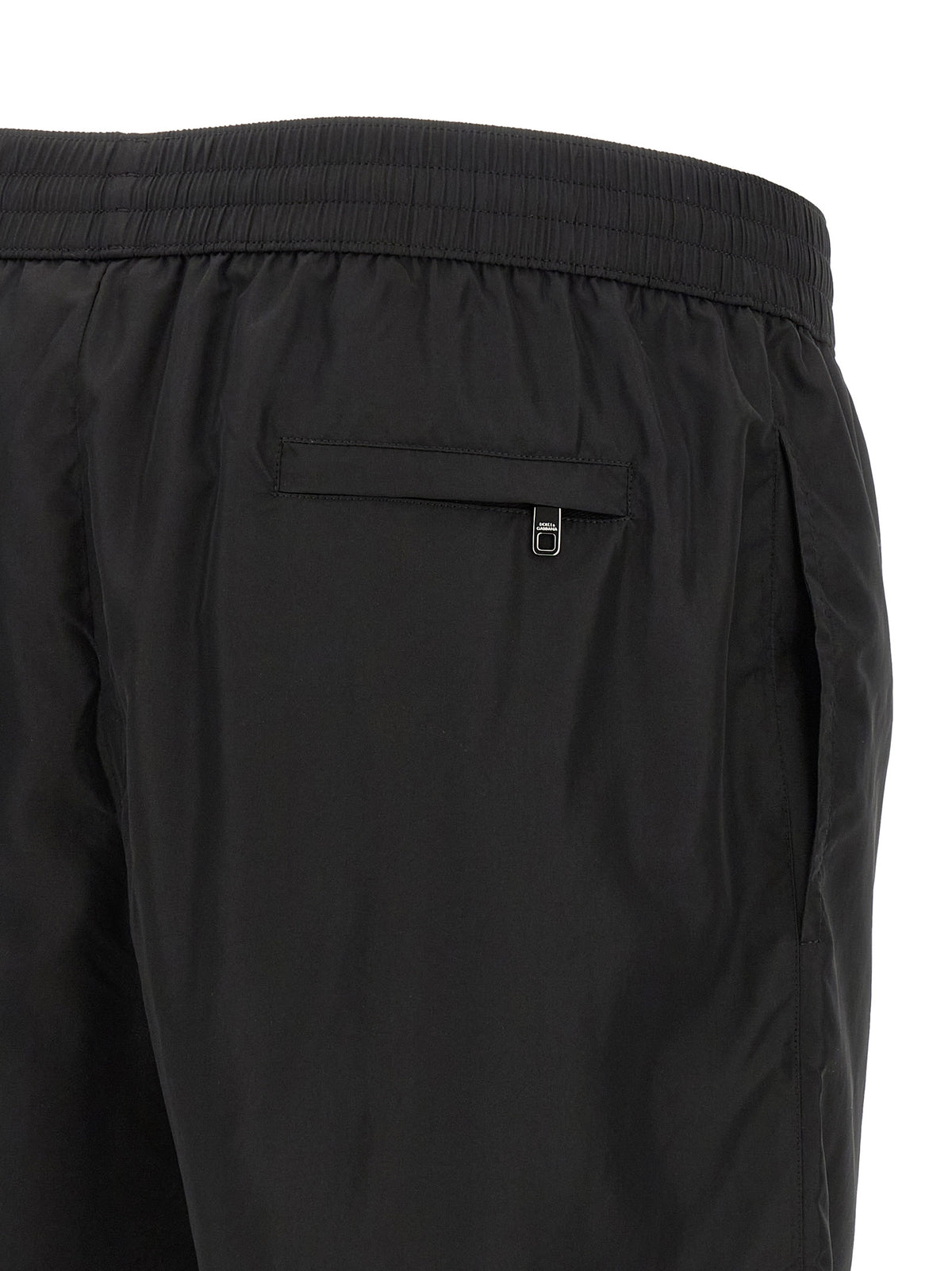 Dolce & Gabbana Black Polyamide Swim Shorts