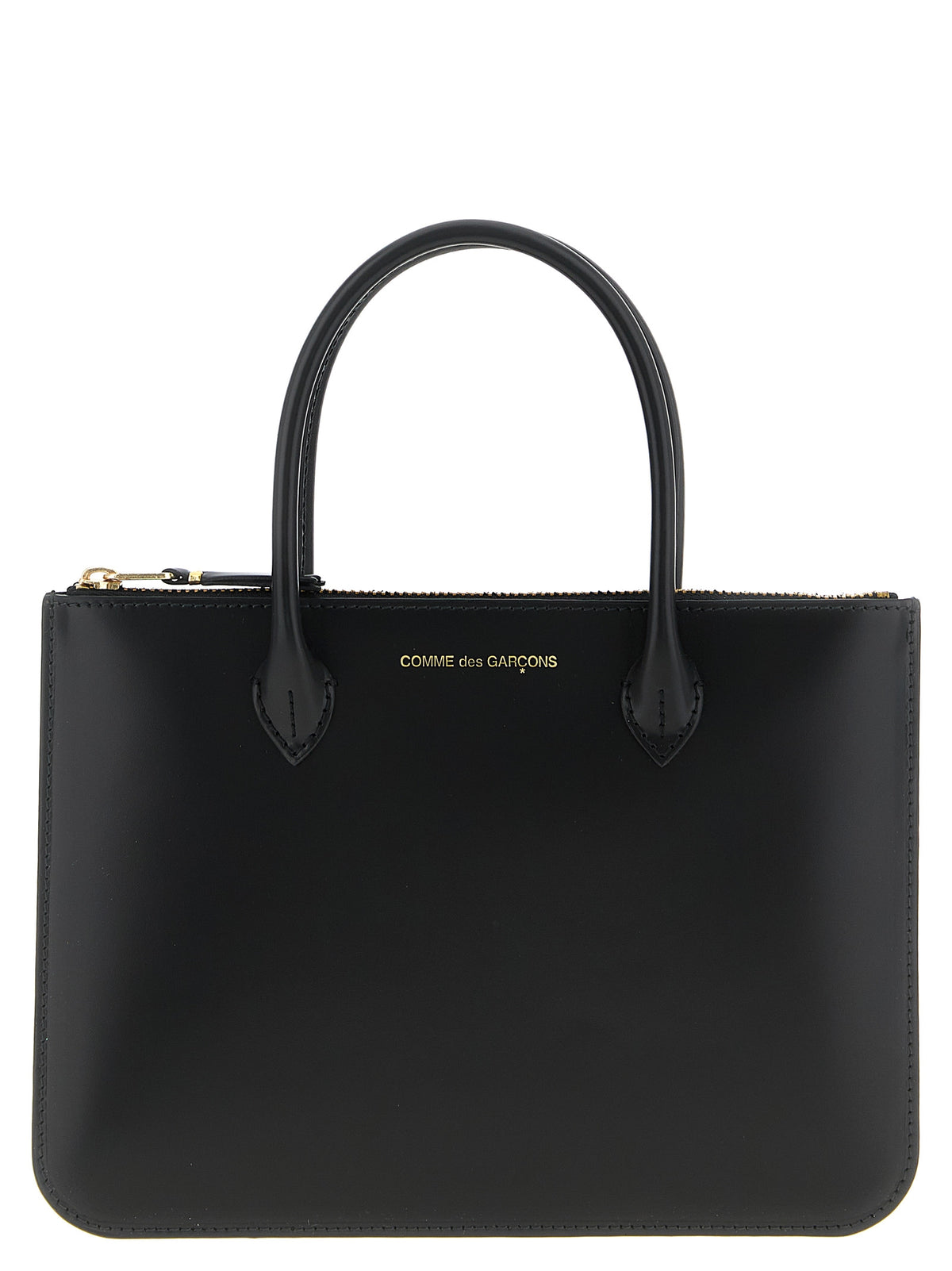 Comme Des Garçons Black Cowhide Handbag