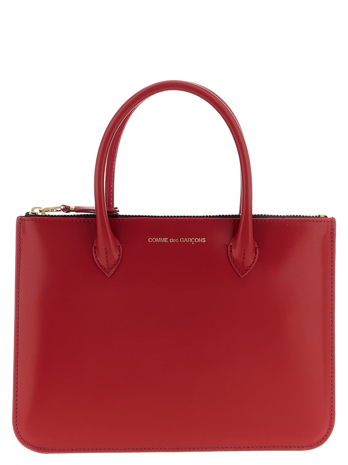 Comme Des Garçons Red Cowhide Handbag