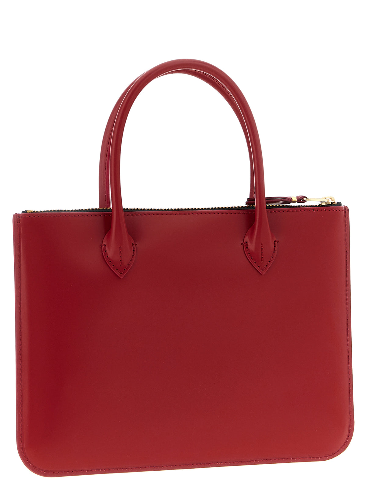 Comme Des Garçons Red Cowhide Handbag