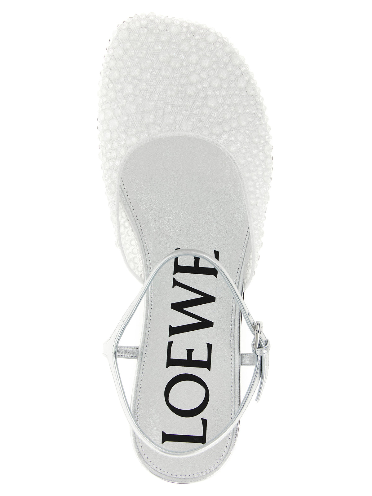 Loewe White Polyamide Ballet Flats