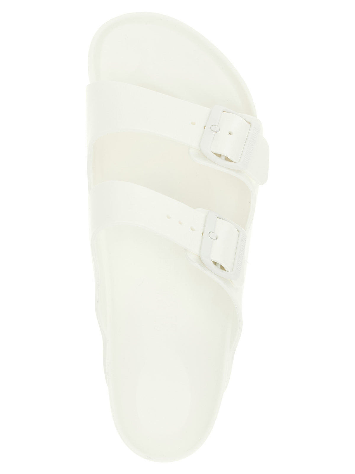 Birkenstock White Synthetic Slides