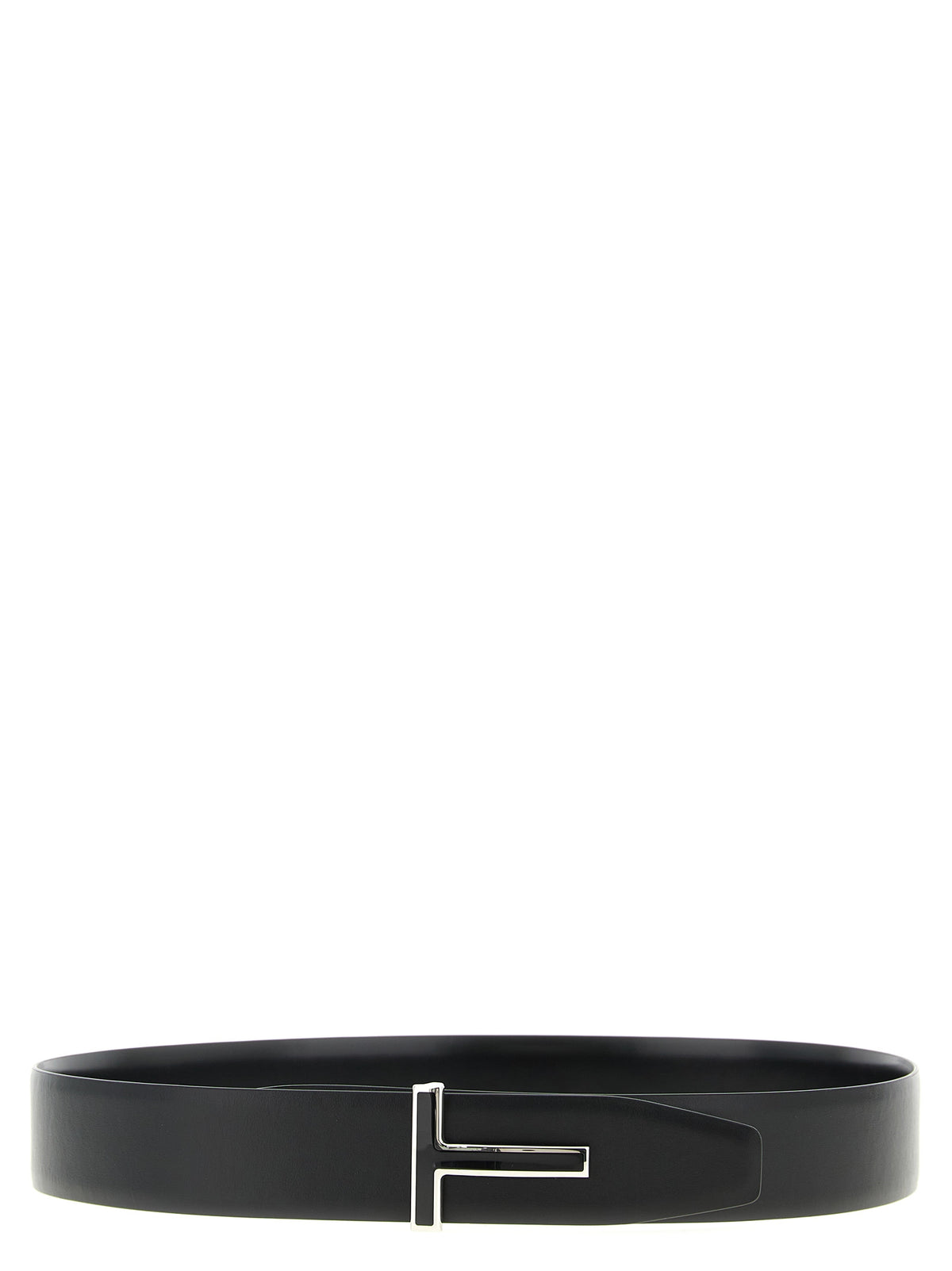 Tom Ford Black Calfskin Regular Belt