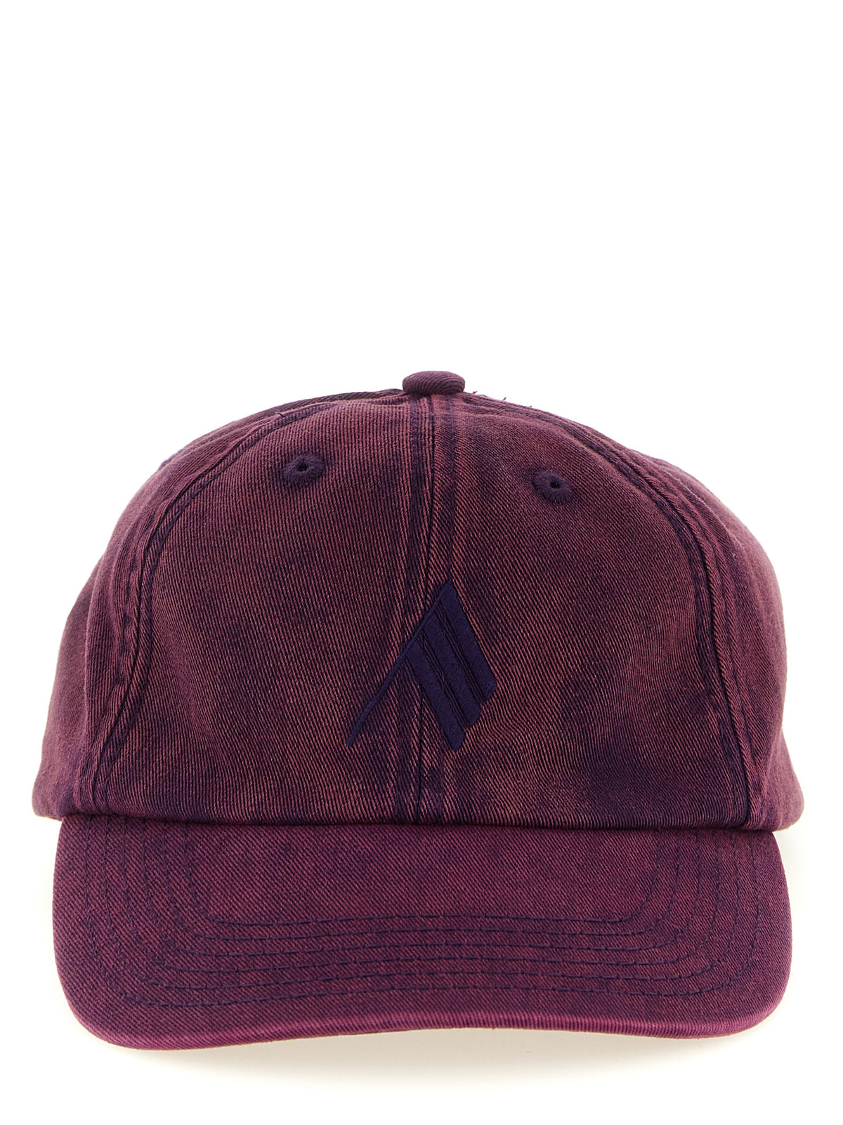The Attico Purple Cotton Cap (Baseball Hat)