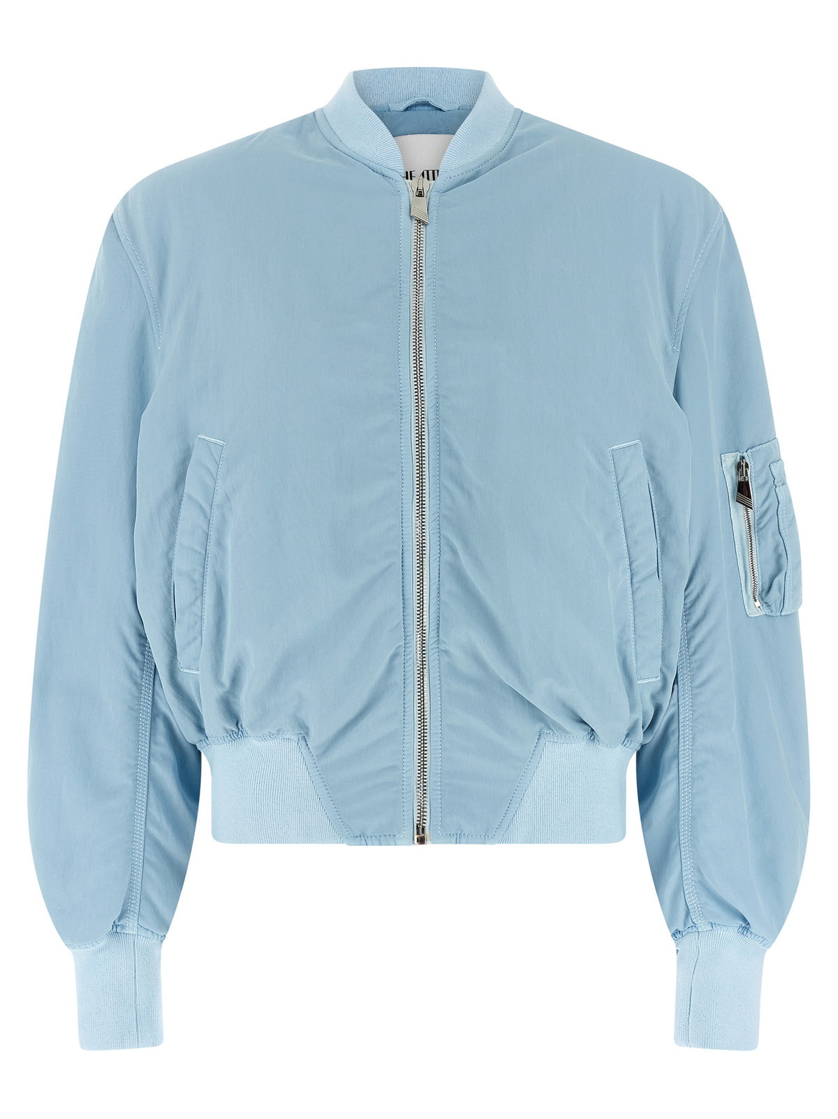 The Attico Blue Polyamide Bomber