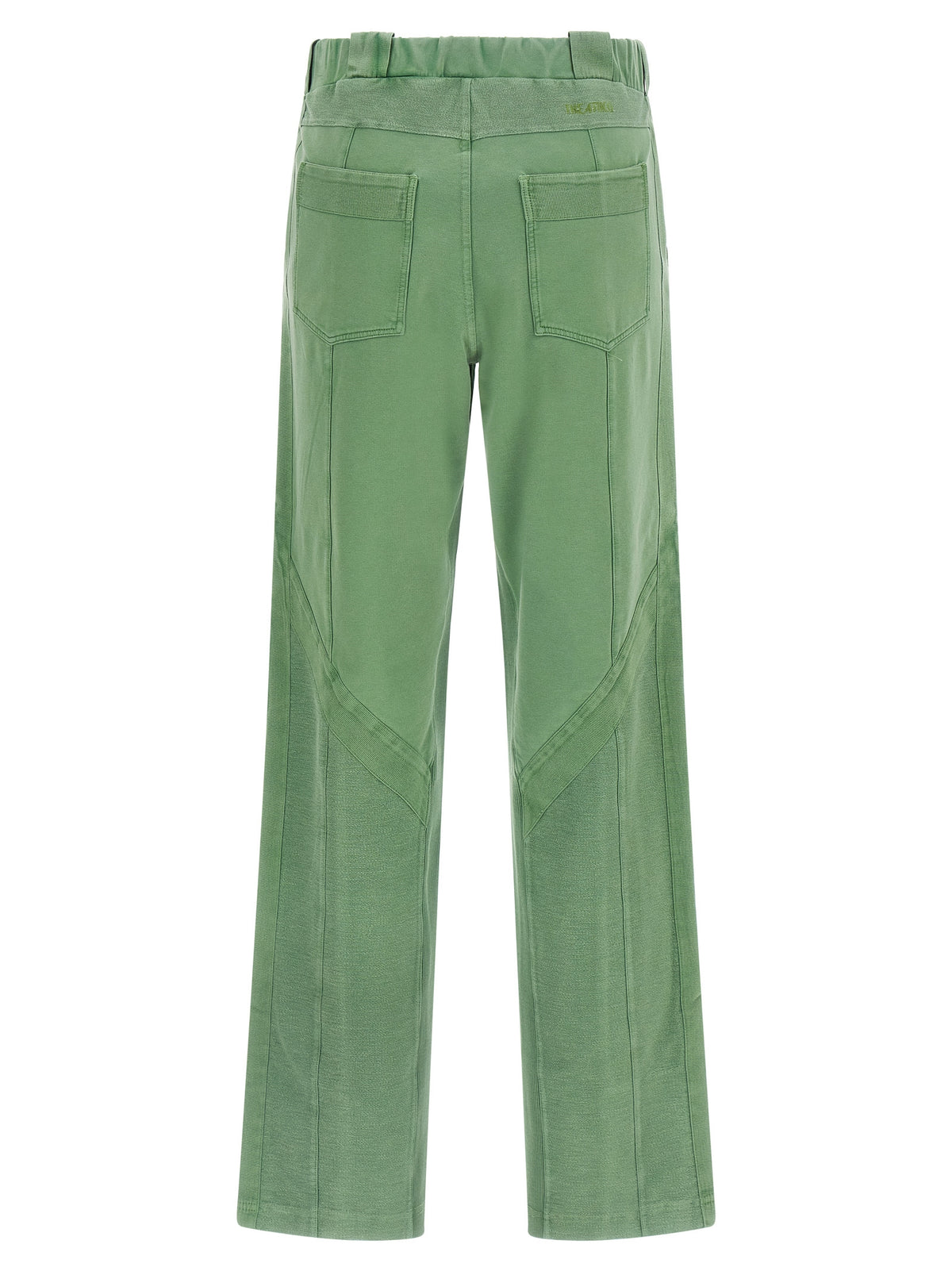 The Attico Bicolor Cotton Casual Pants