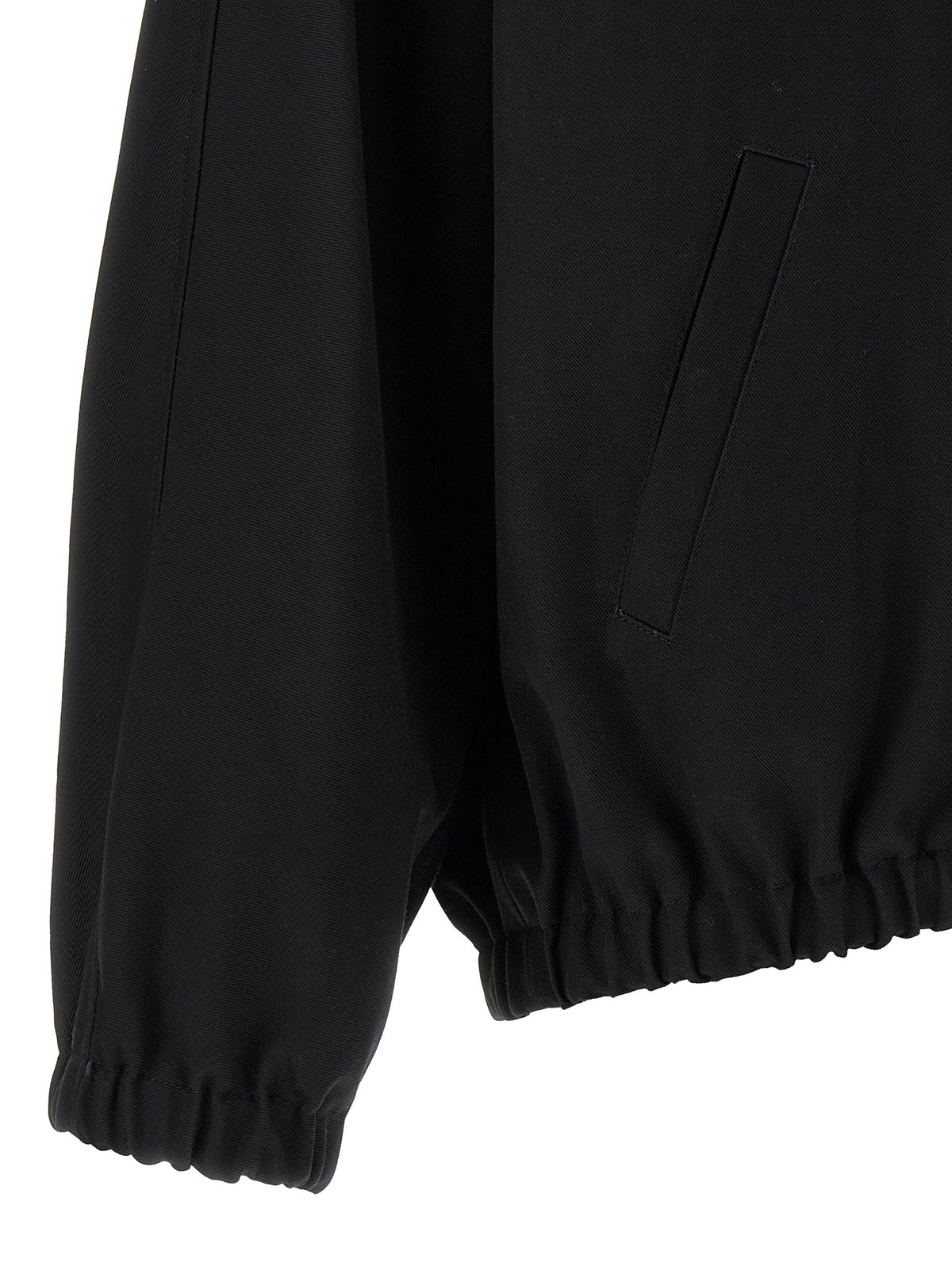 Courrèges Black Cotton Bomber