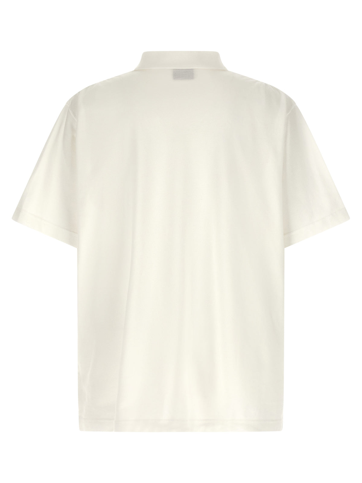 Balenciaga White Cotton Polo Shirt