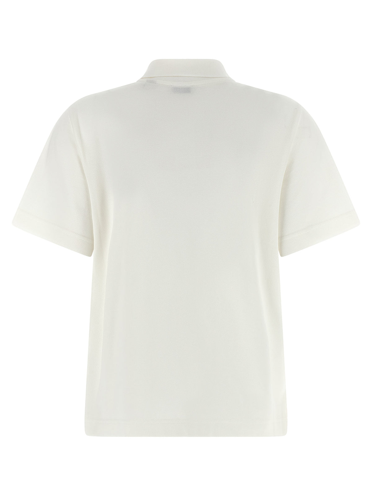 Burberry White Cotton Polo Shirt
