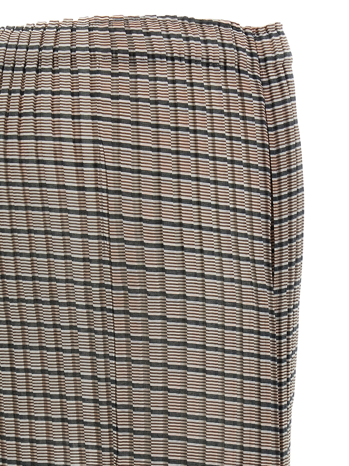Issey Miyake Brown Polyester Mini Skirt