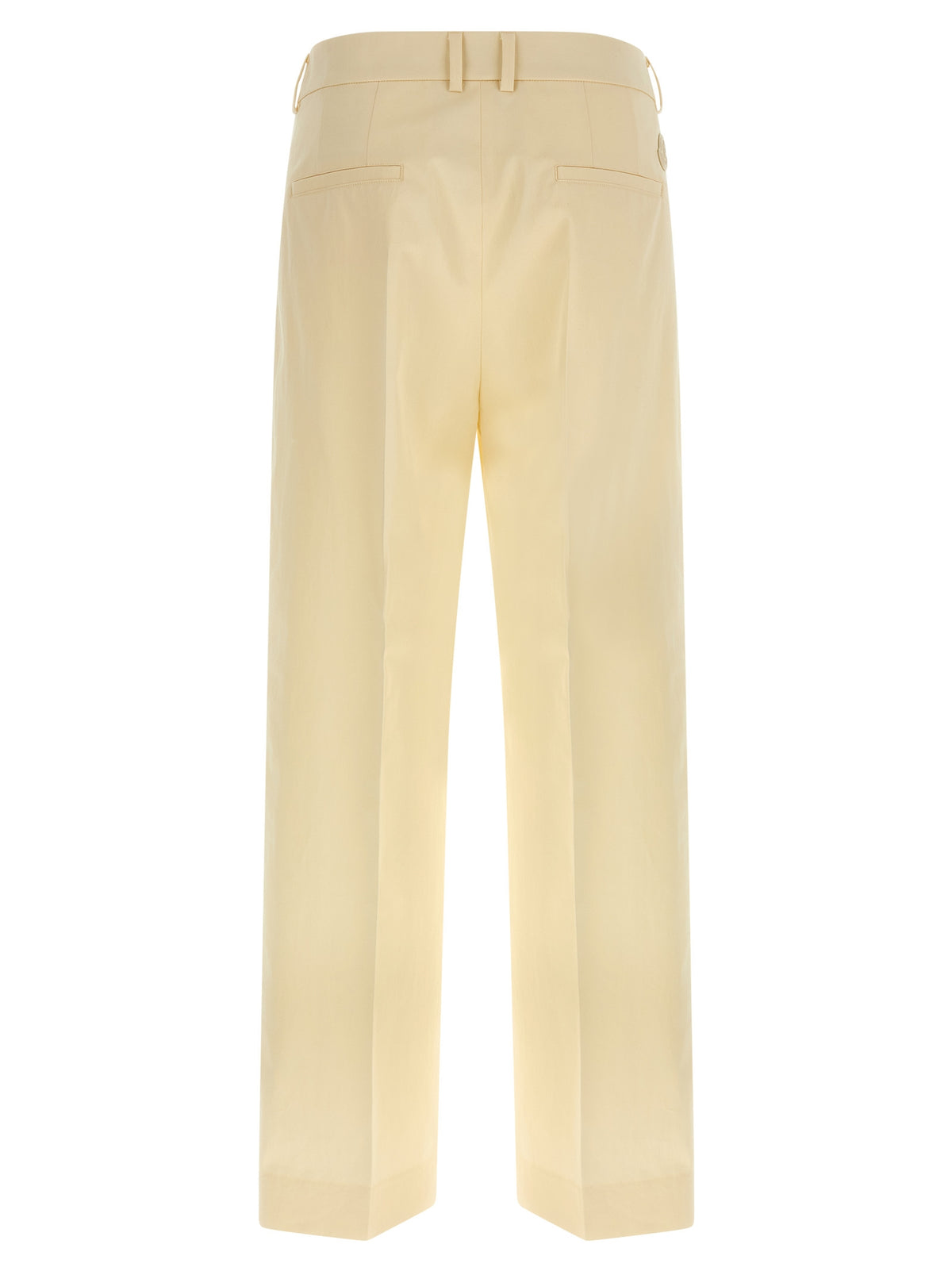 Moncler Beige Cotton Dress Pants