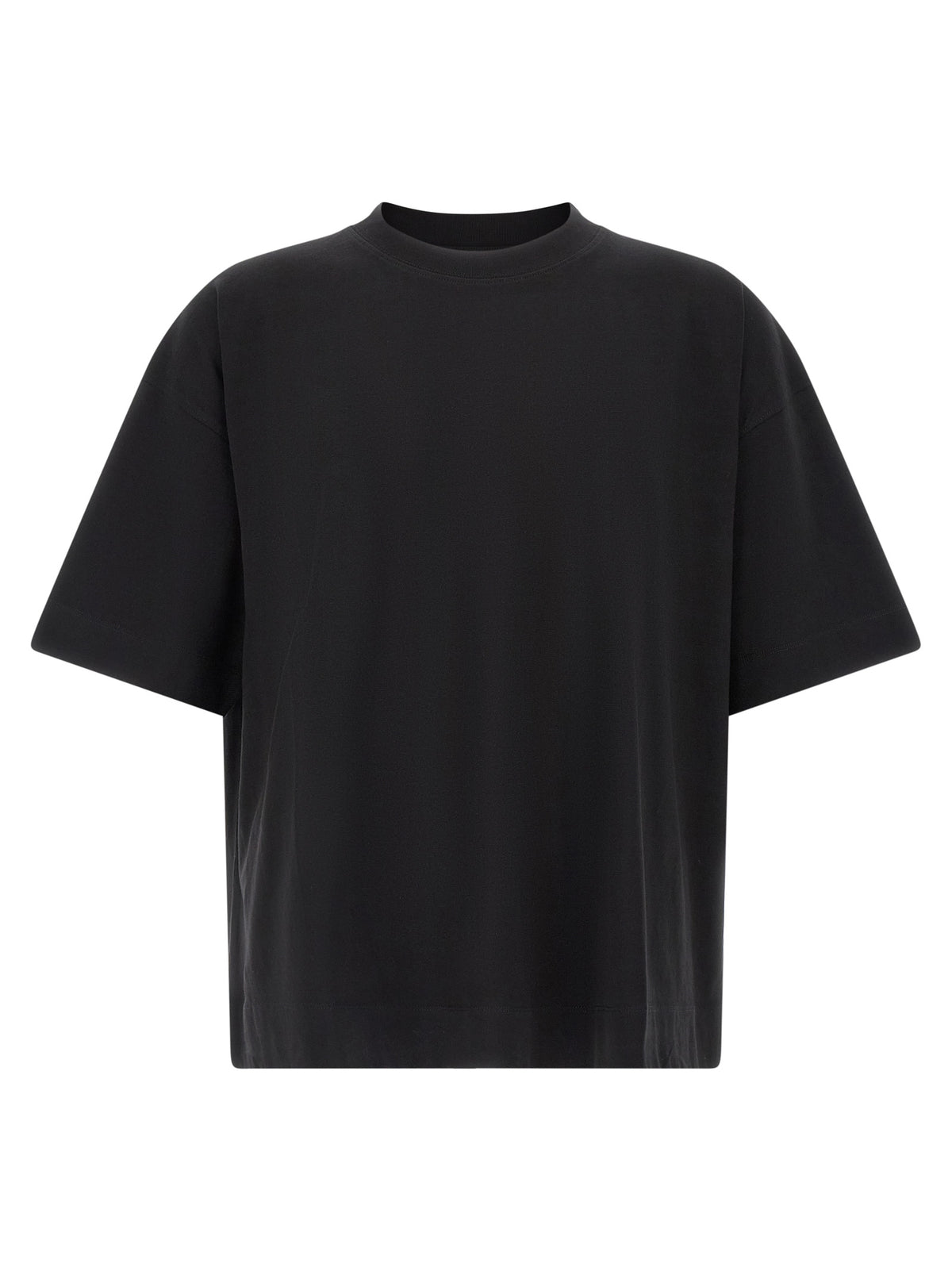 Dries Van Noten Black Cotton T-Shirt