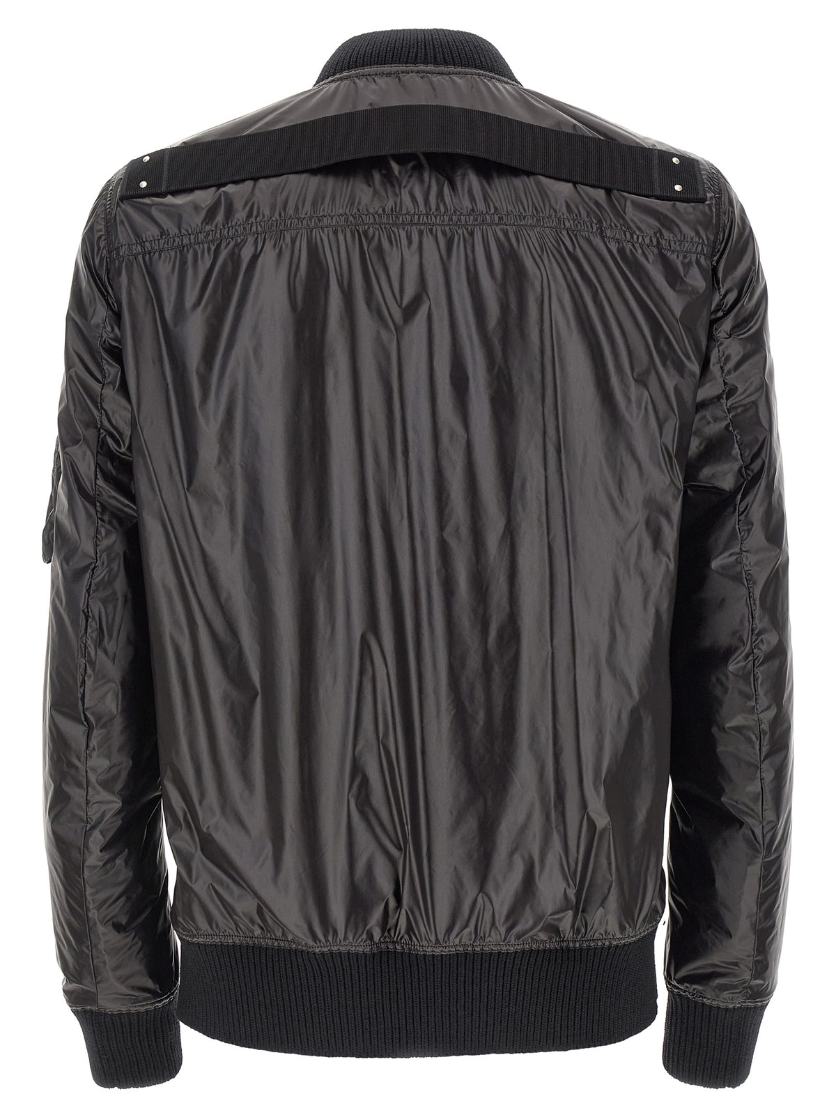 Rick Owens Black Nylon Bomber
