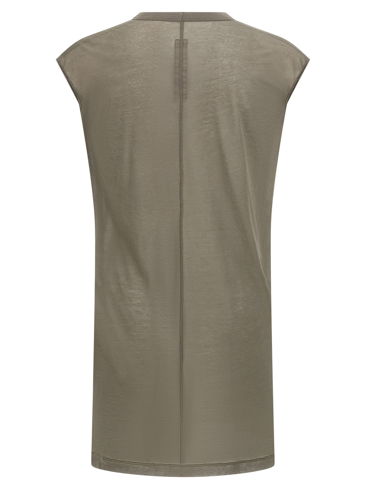 Rick Owens Gray Cotton T-Shirt