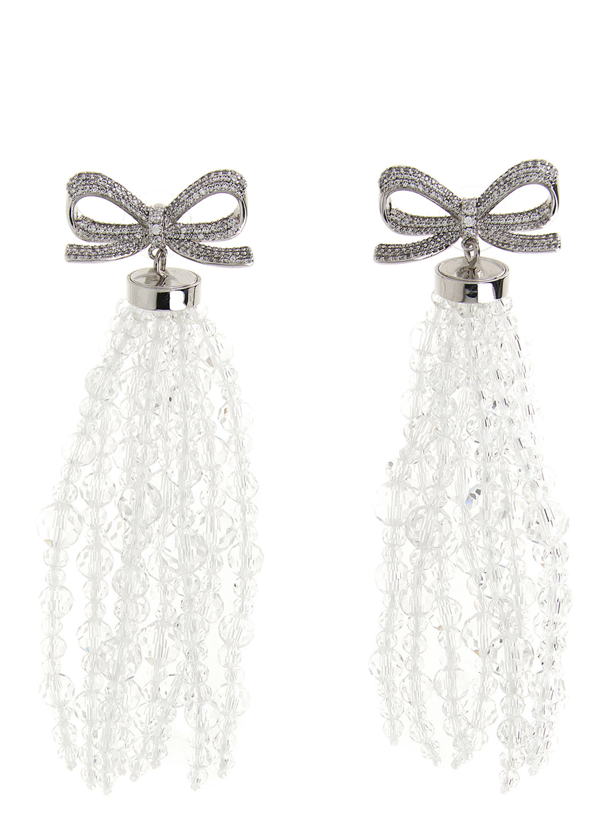 Self-Portrait Silver Copper Earrings