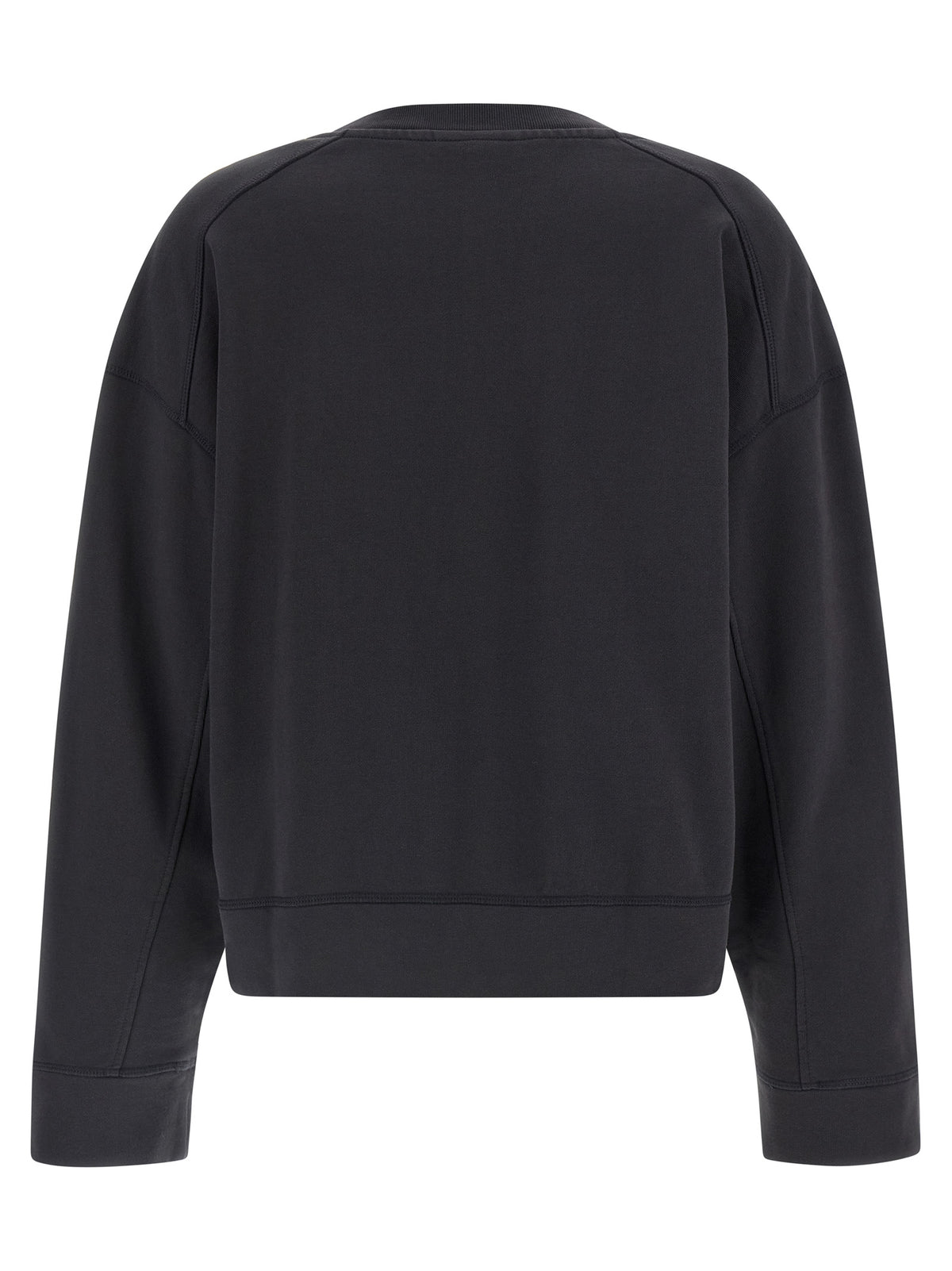 Ganni Black Organic Cotton Sweatshirt