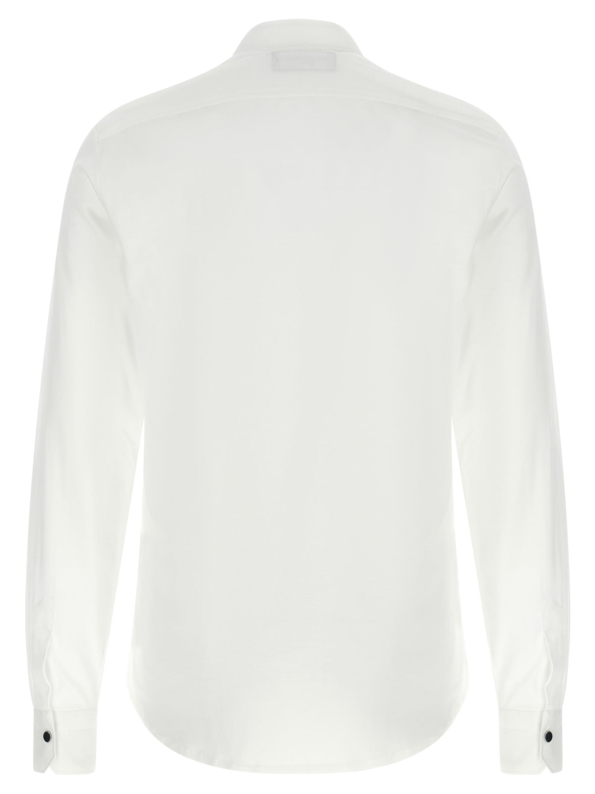 Kiton White Cotton Blouse