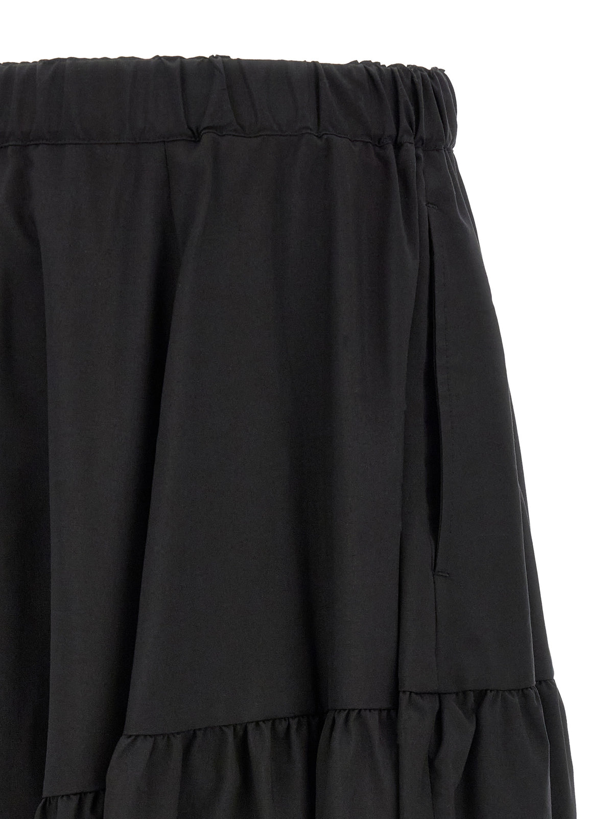 Comme Des Garçons Black Polyester Casual Pants