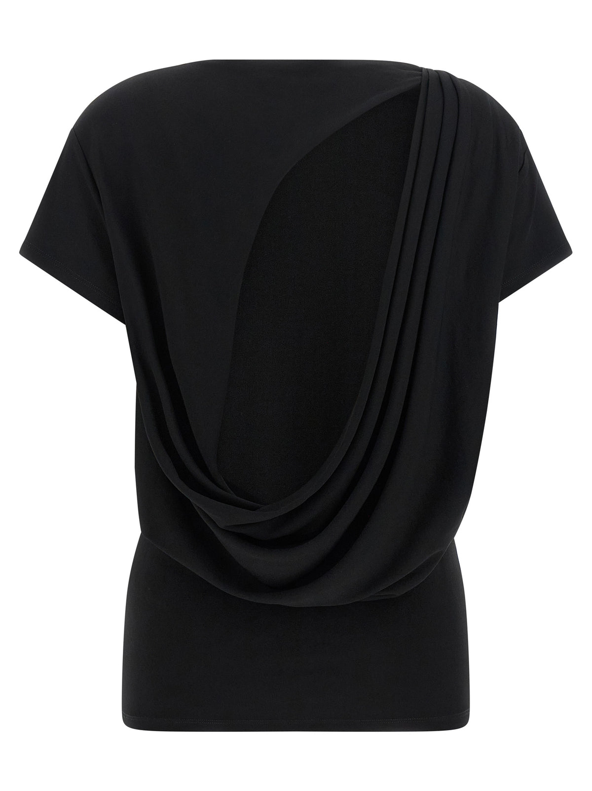 Jacquemus Black Viscose T-Shirt