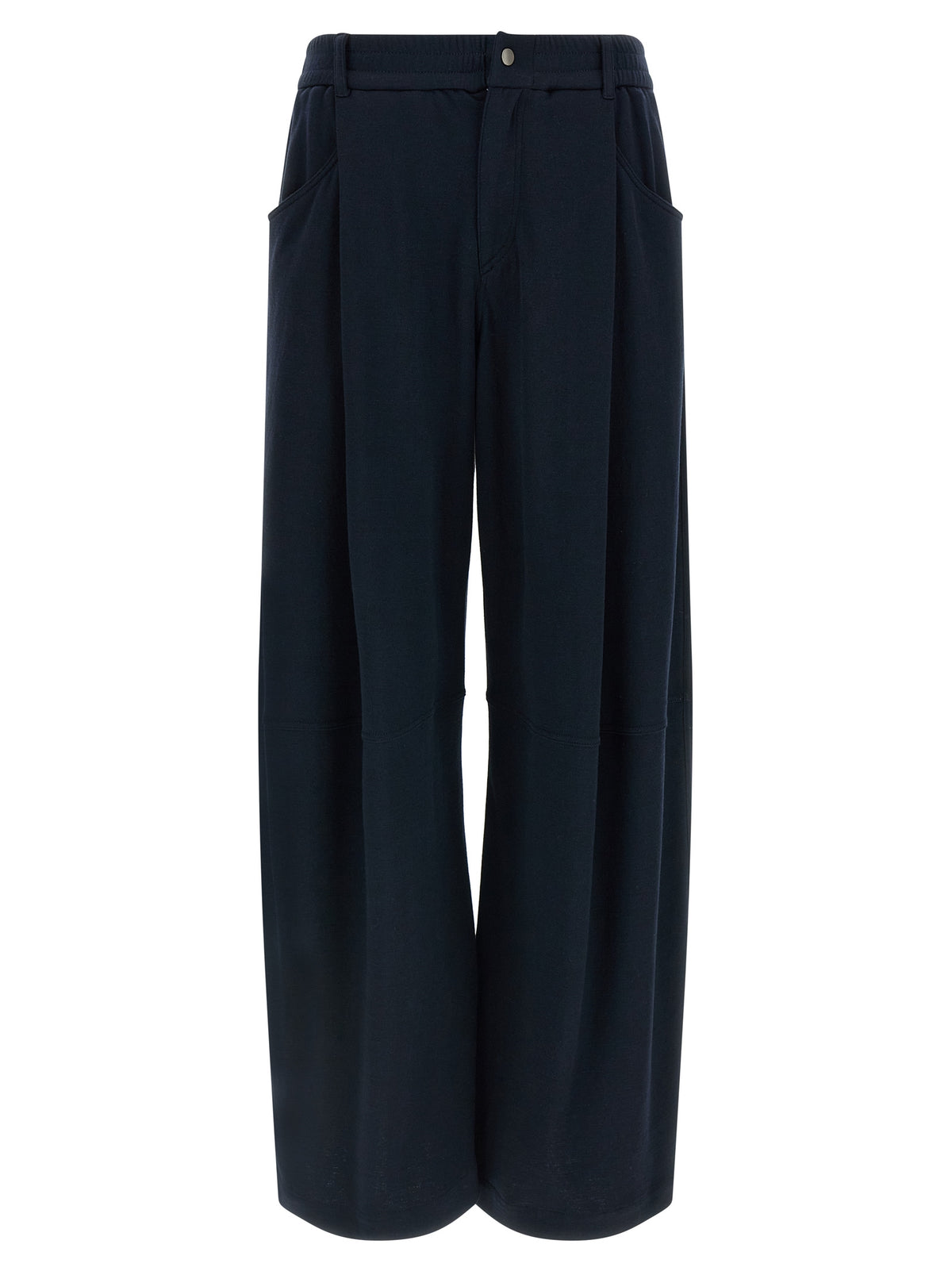 Brunello Cucinelli Blue Cotton Casual Pants