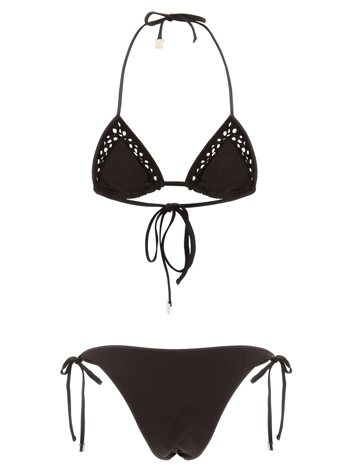 The Attico Brown Polyamide Bikini