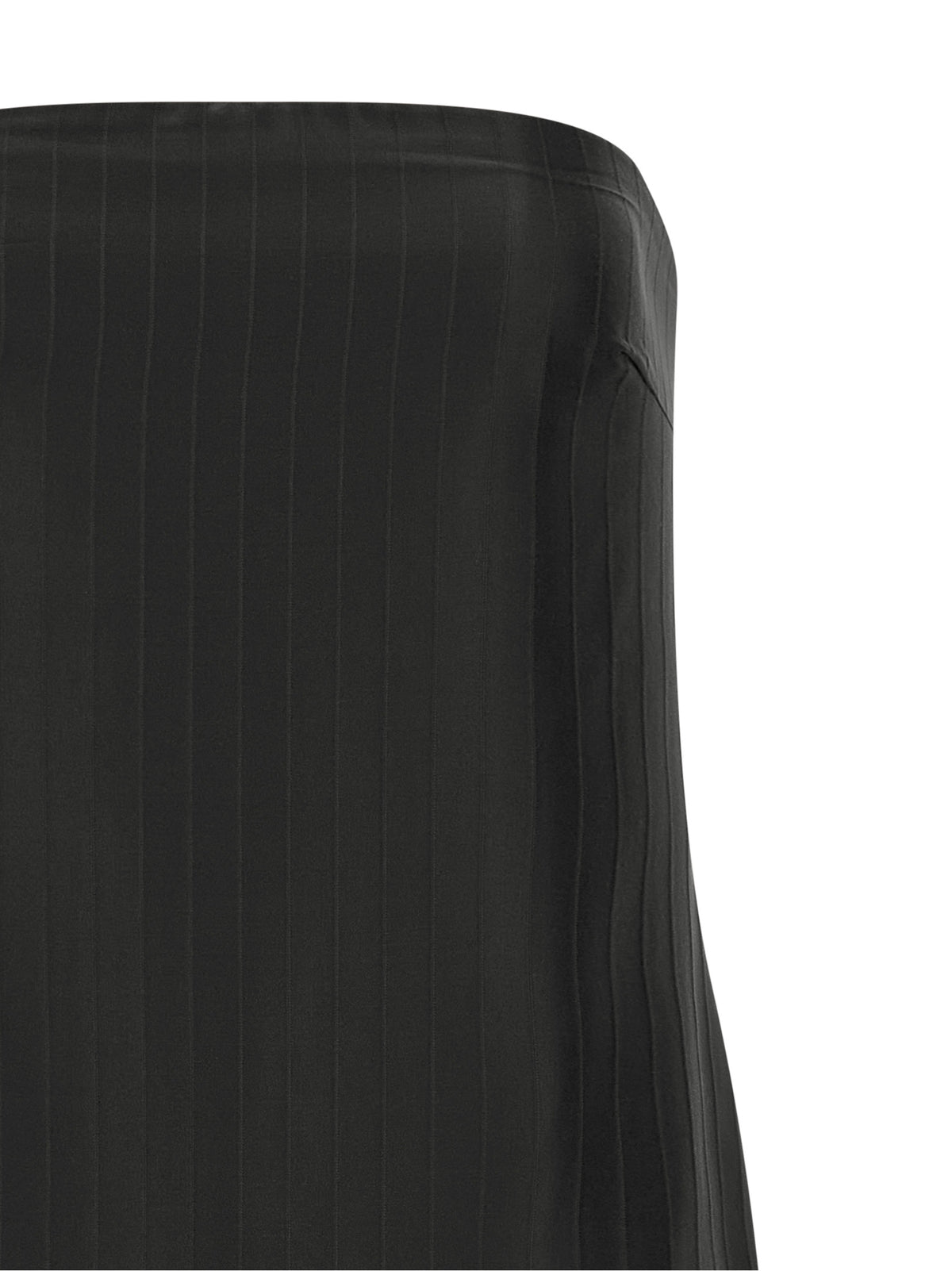 Loulou De Saison Black Viscose Midi Dress