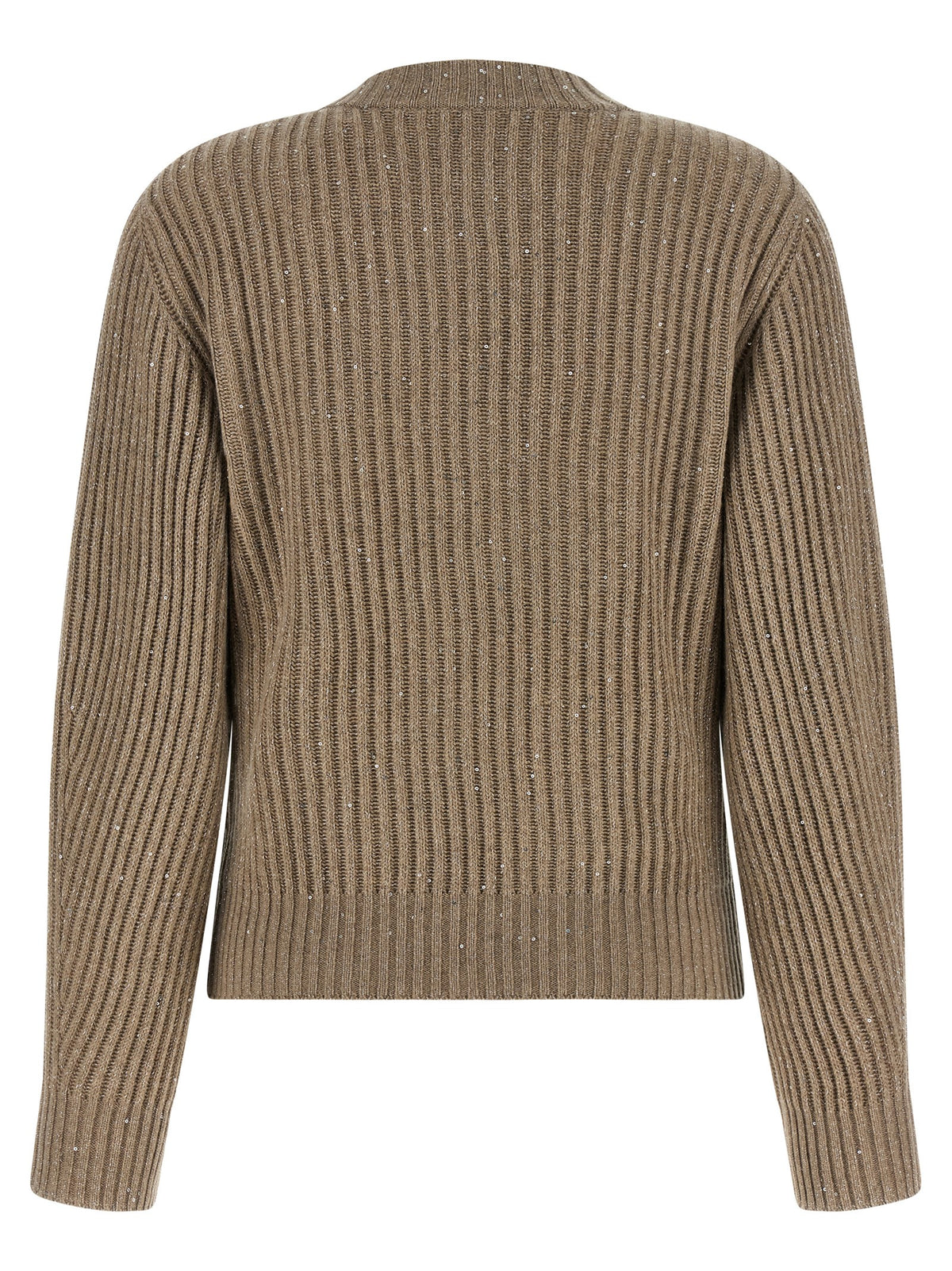 Brunello Cucinelli Beige Cashmere Cardigan
