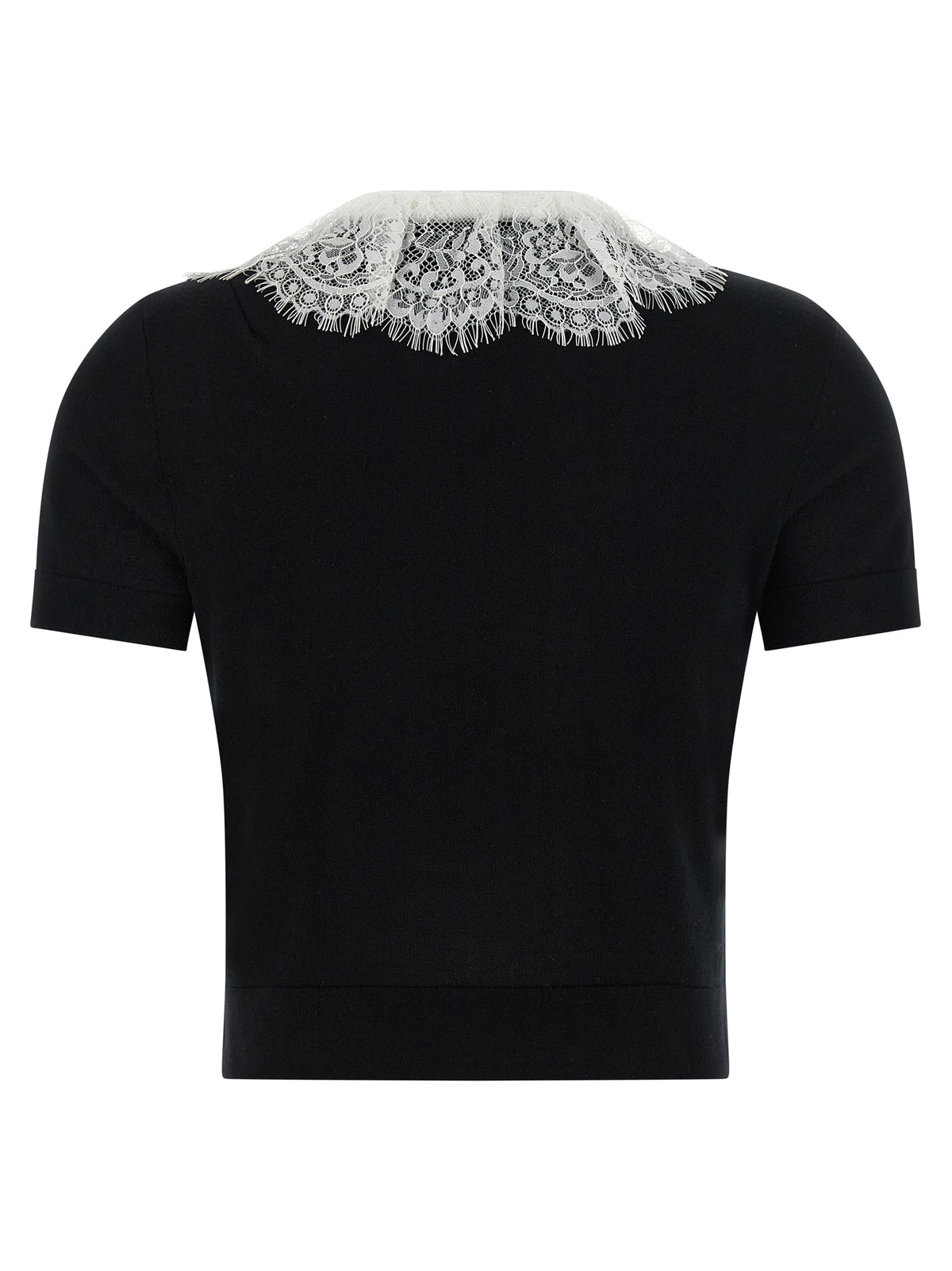 Self-Portrait Bicolor Wool Blouse