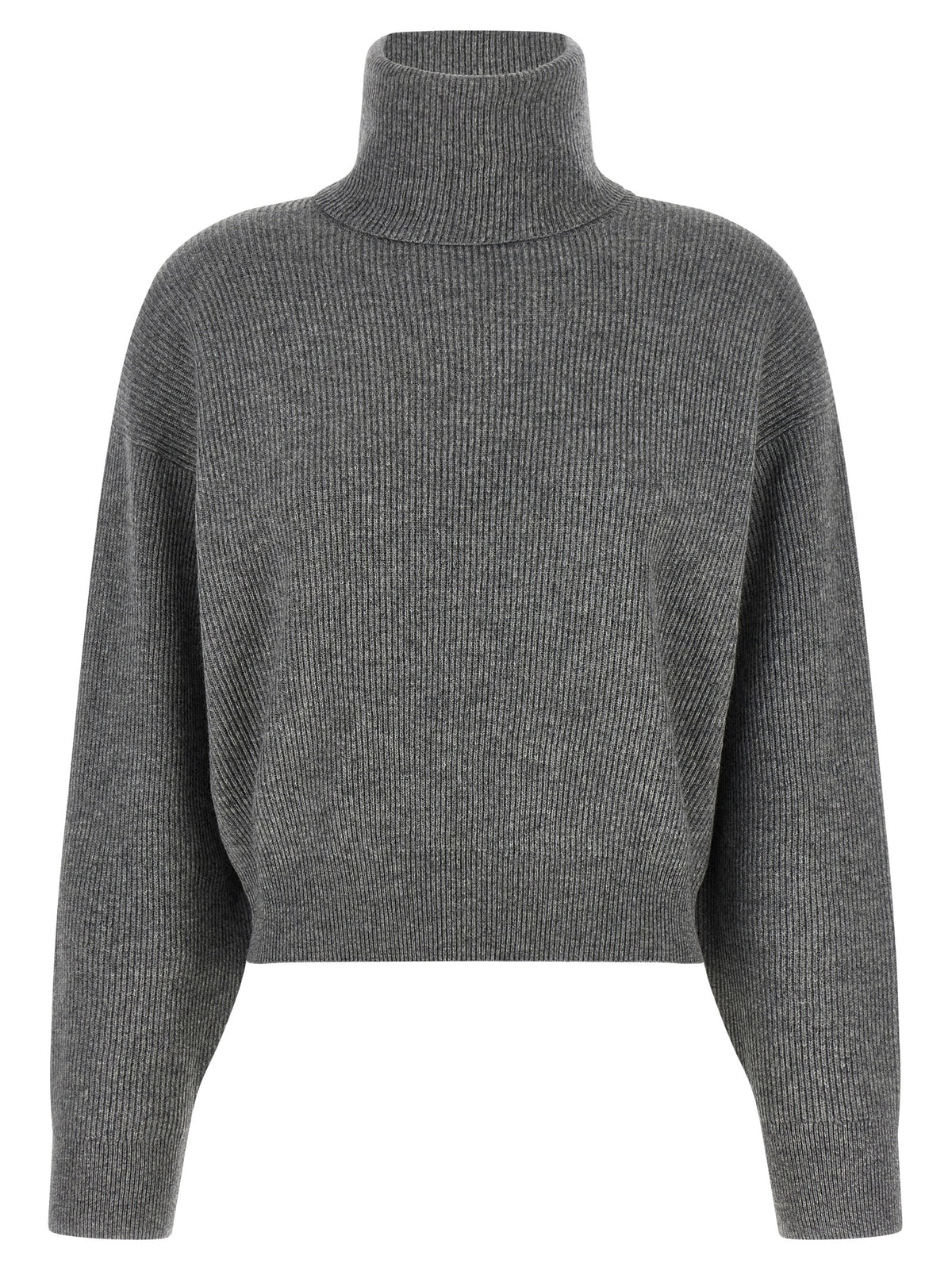 Brunello Cucinelli Gray Virgin Wool Cardigan