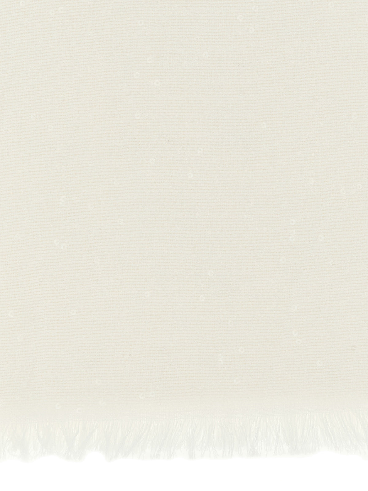 Brunello Cucinelli White Cashmere Scarf