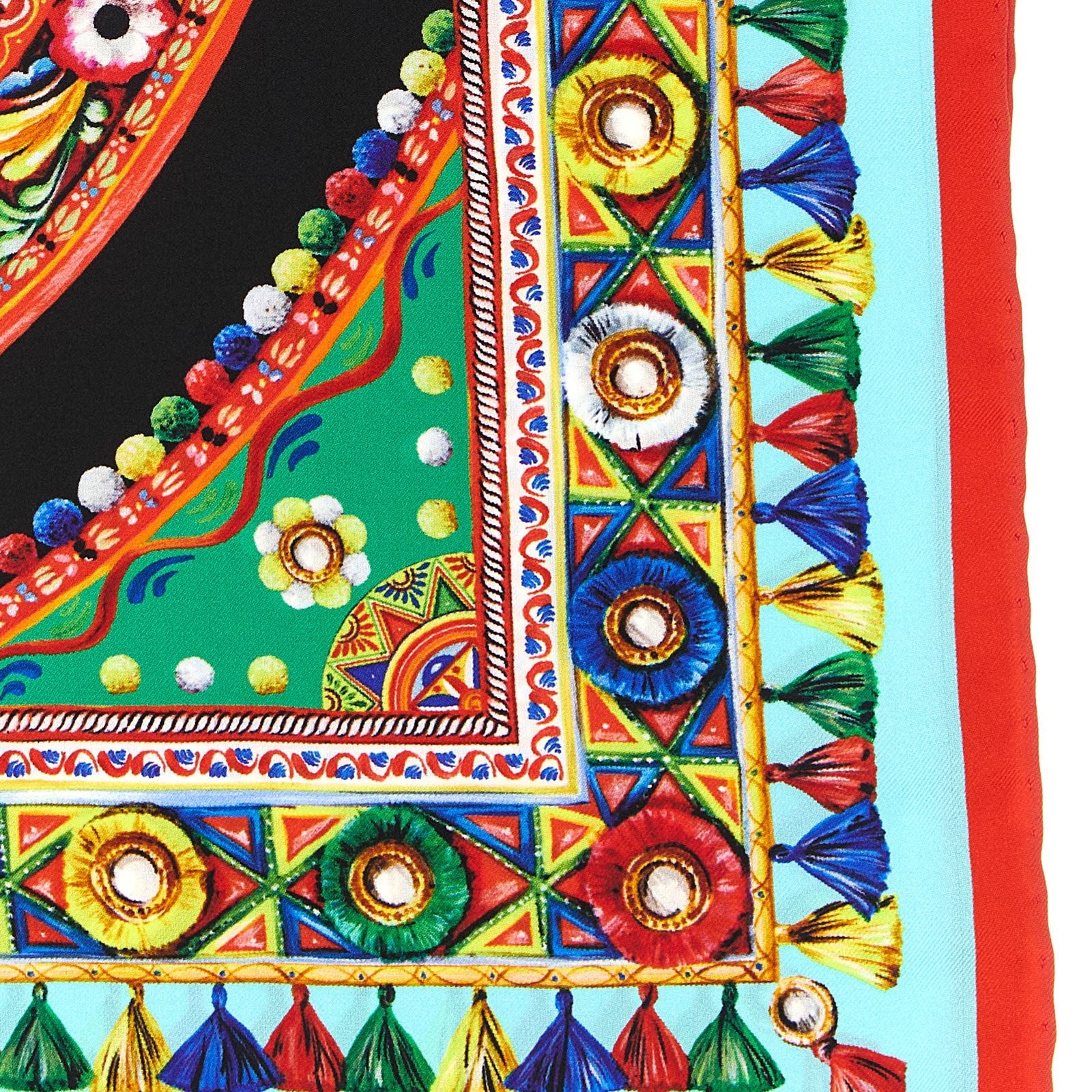 Dolce & Gabbana Multicolor Silk Scarf