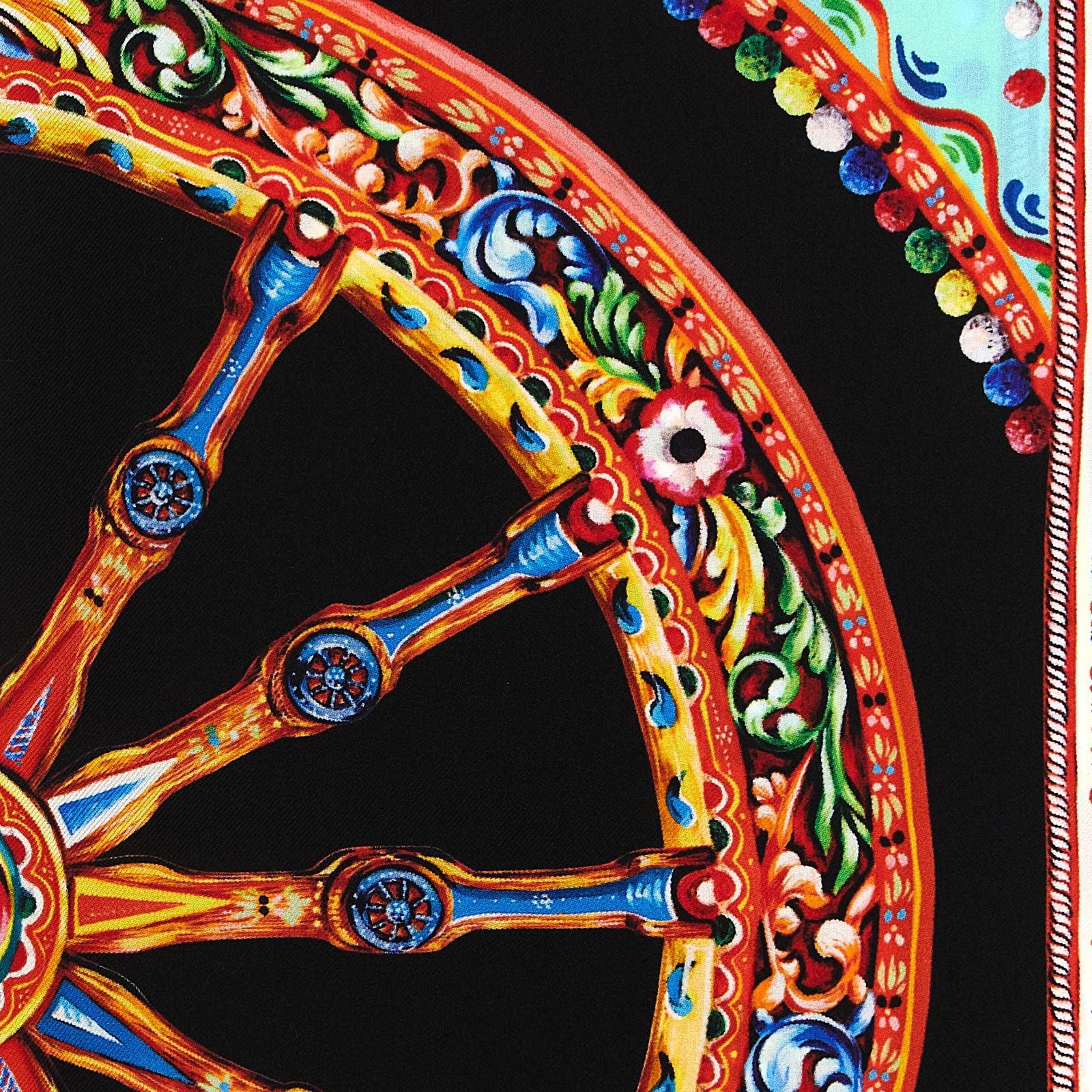 Dolce & Gabbana Multicolor Silk Scarf