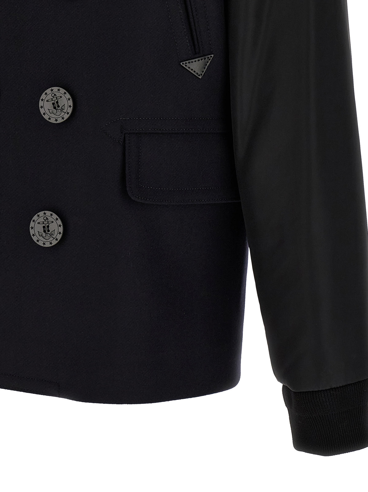 Dsquared² Blue Wool Coat