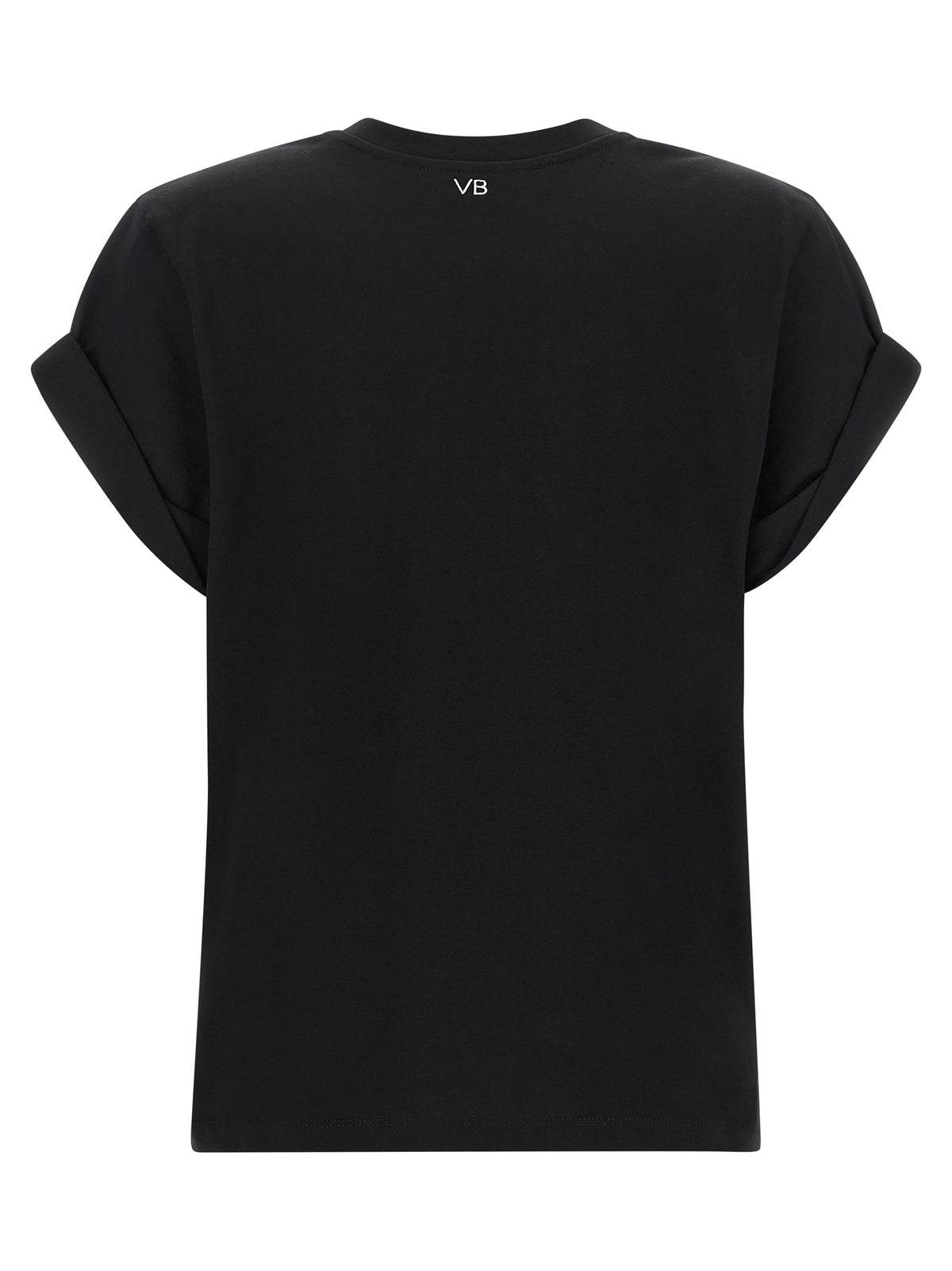 Victoria Beckham Black Cotton T-Shirt