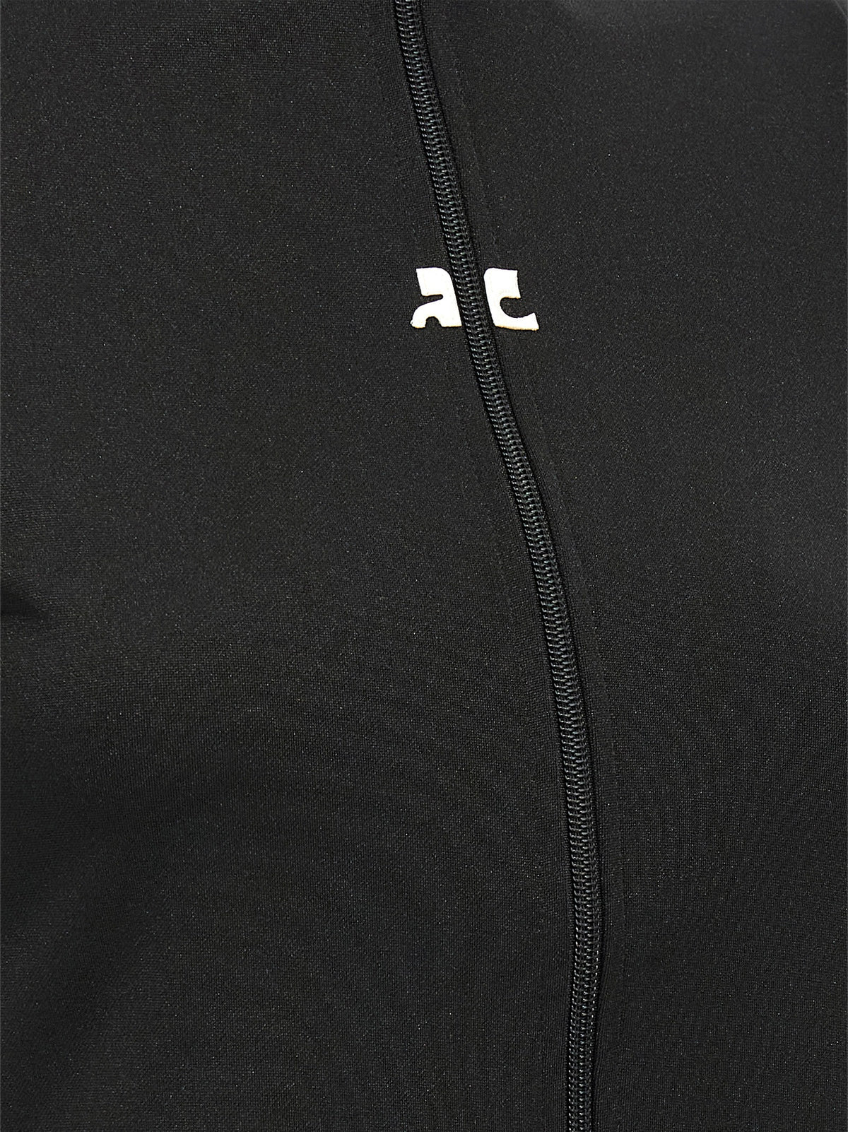 Courrèges Black Polyester Top