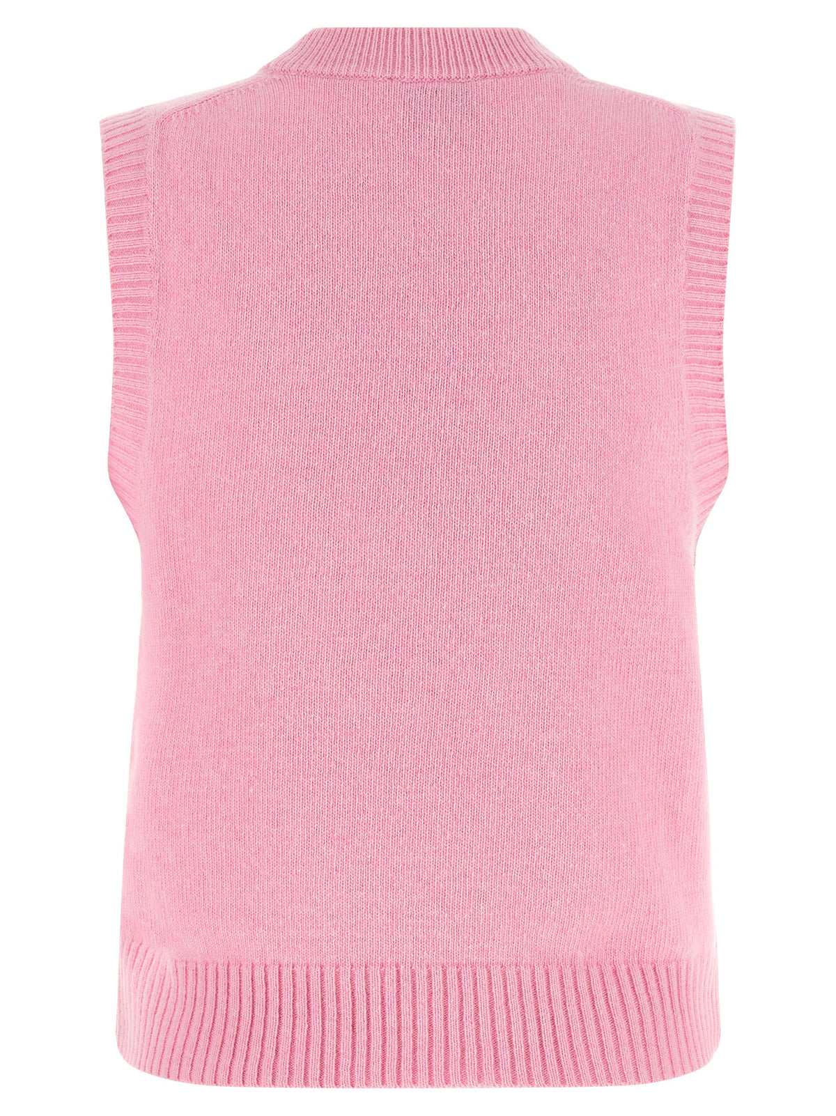 Ganni Multicolor Wool Sleeveles Sweater