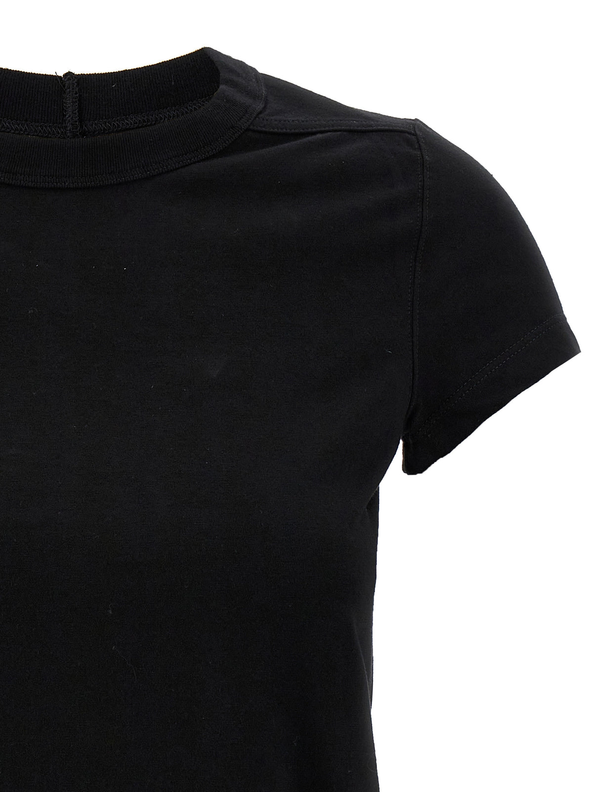 Rick Owens Black Cotton T-Shirt