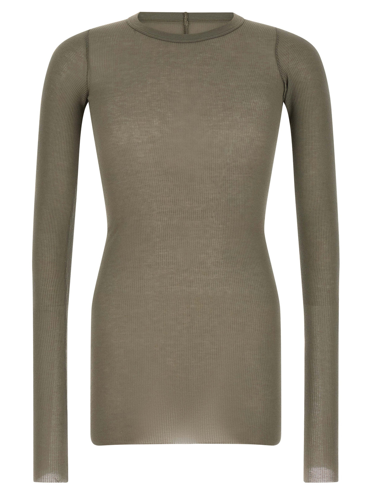 Rick Owens Gray Viscose T-Shirt