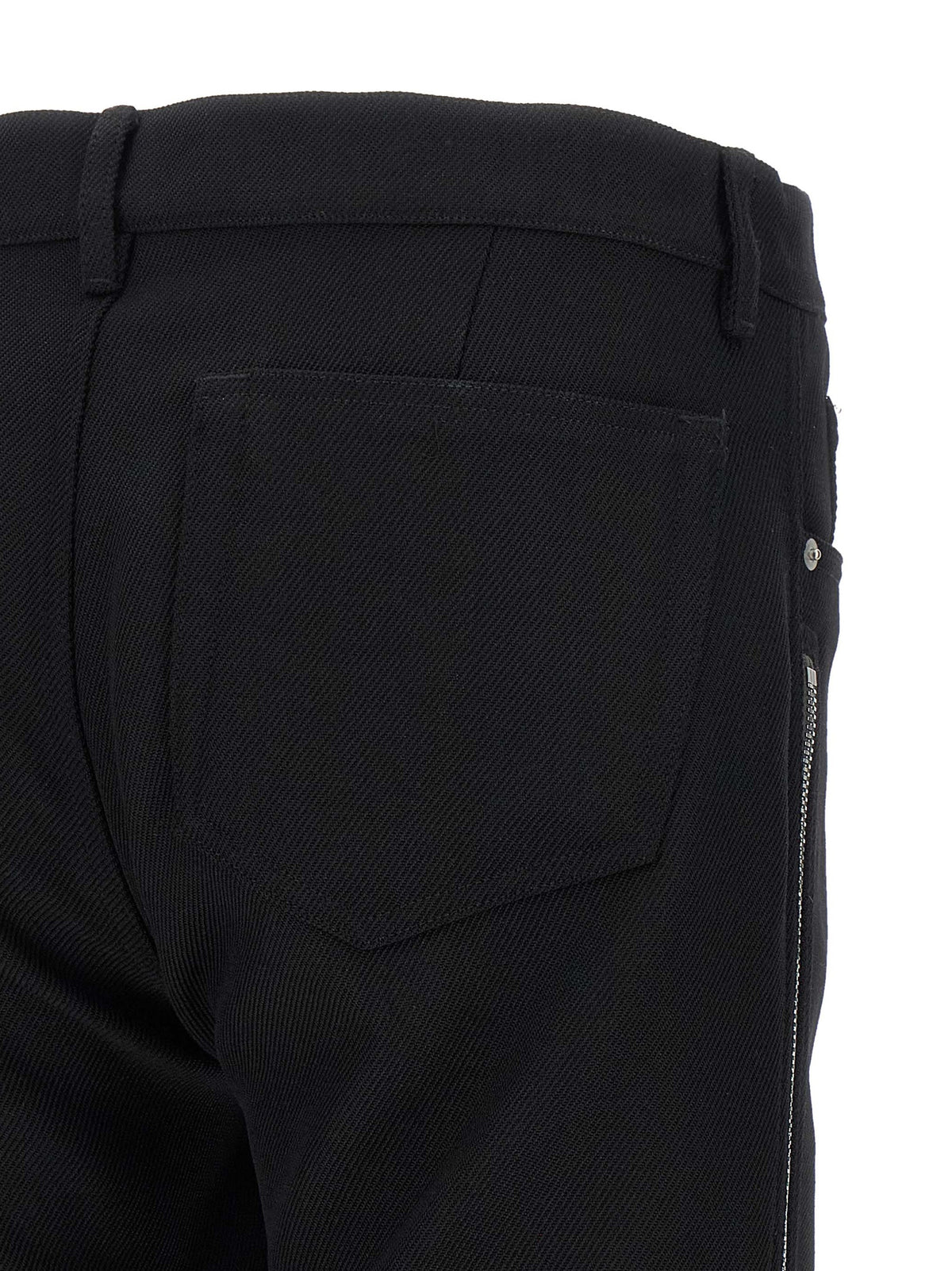 Rick Owens Black Virgin Wool Pants