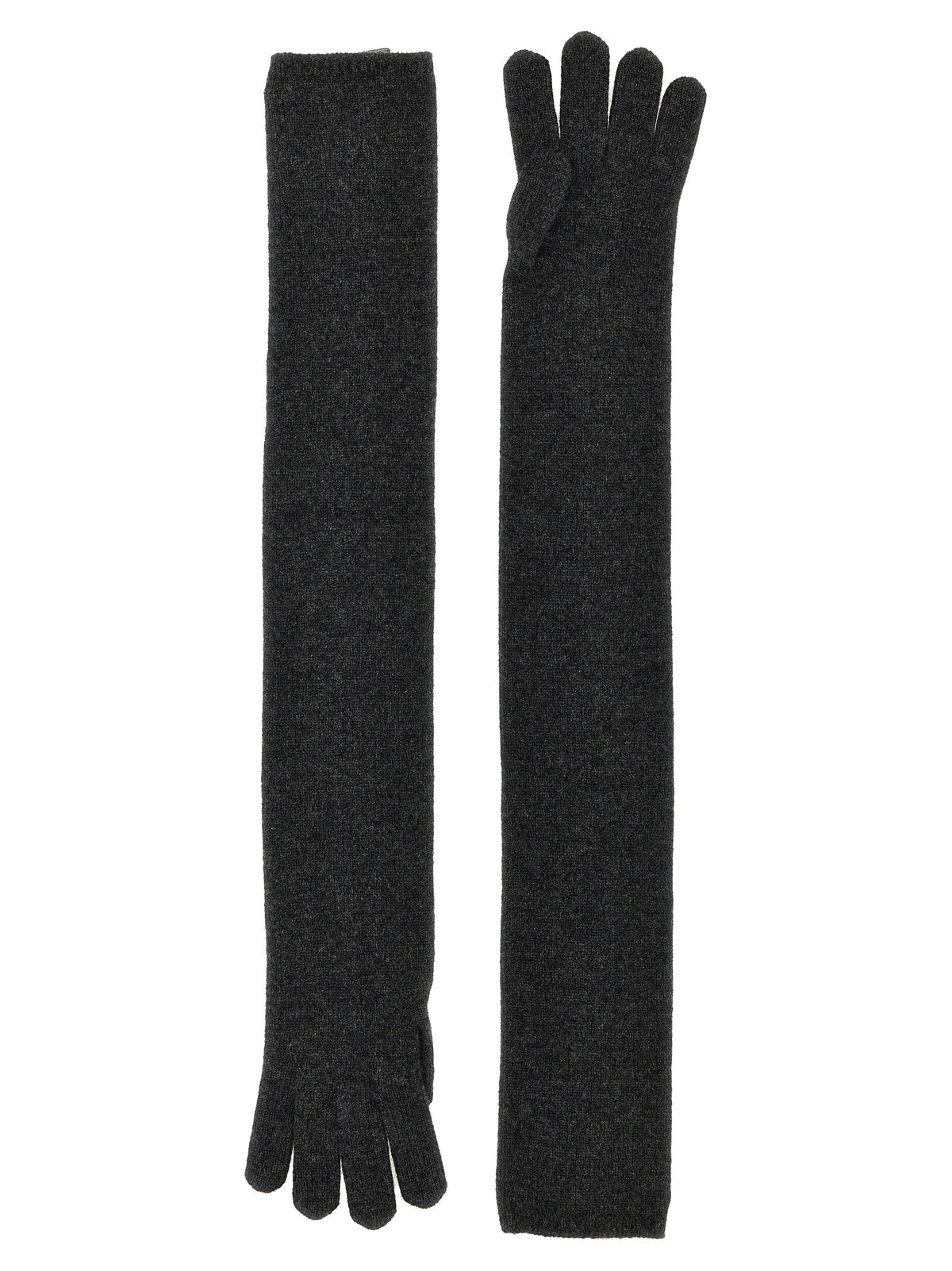 Max Mara Gray Cashmere Gloves