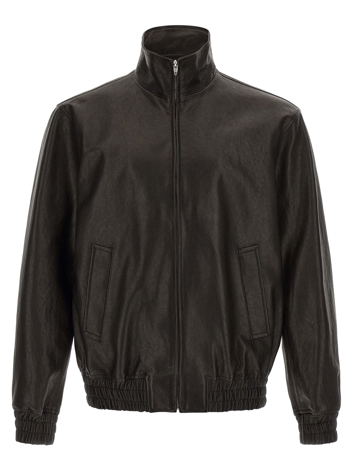 Valentino Garavani Black Calfskin Leather Jacket