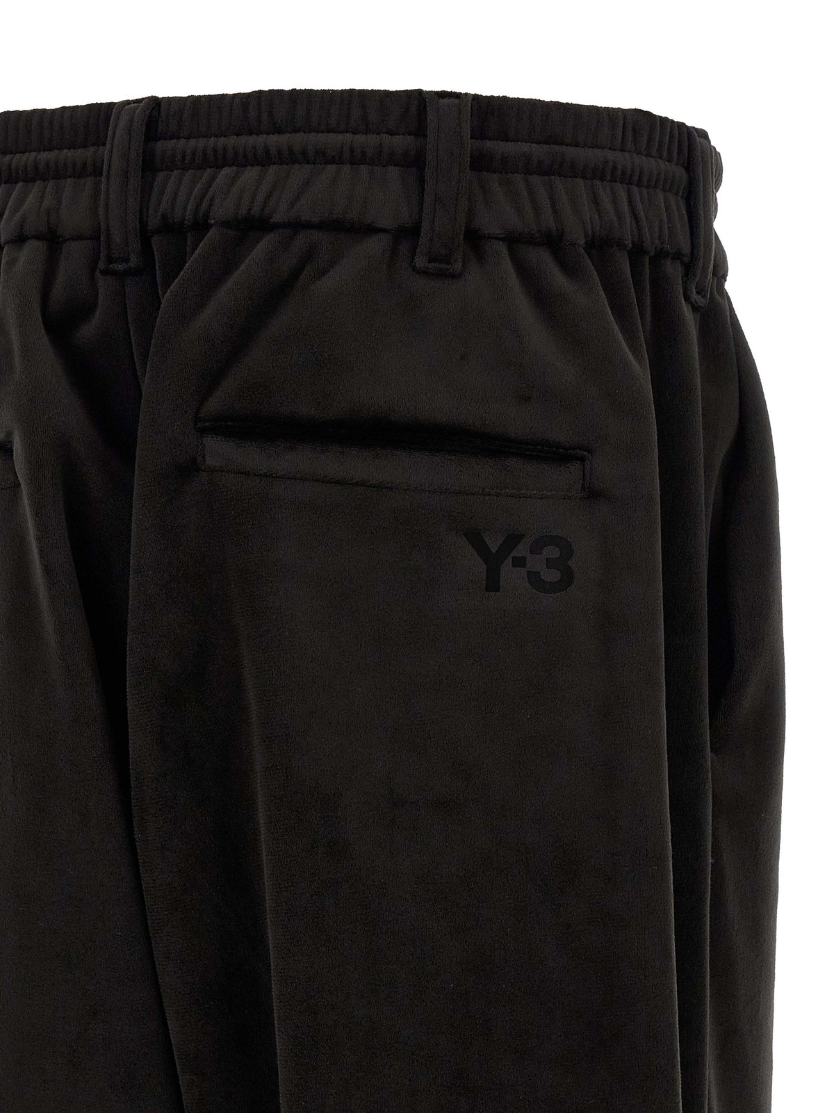 Y-3 Black Recycled Polyester Joggers (Workout Pants)