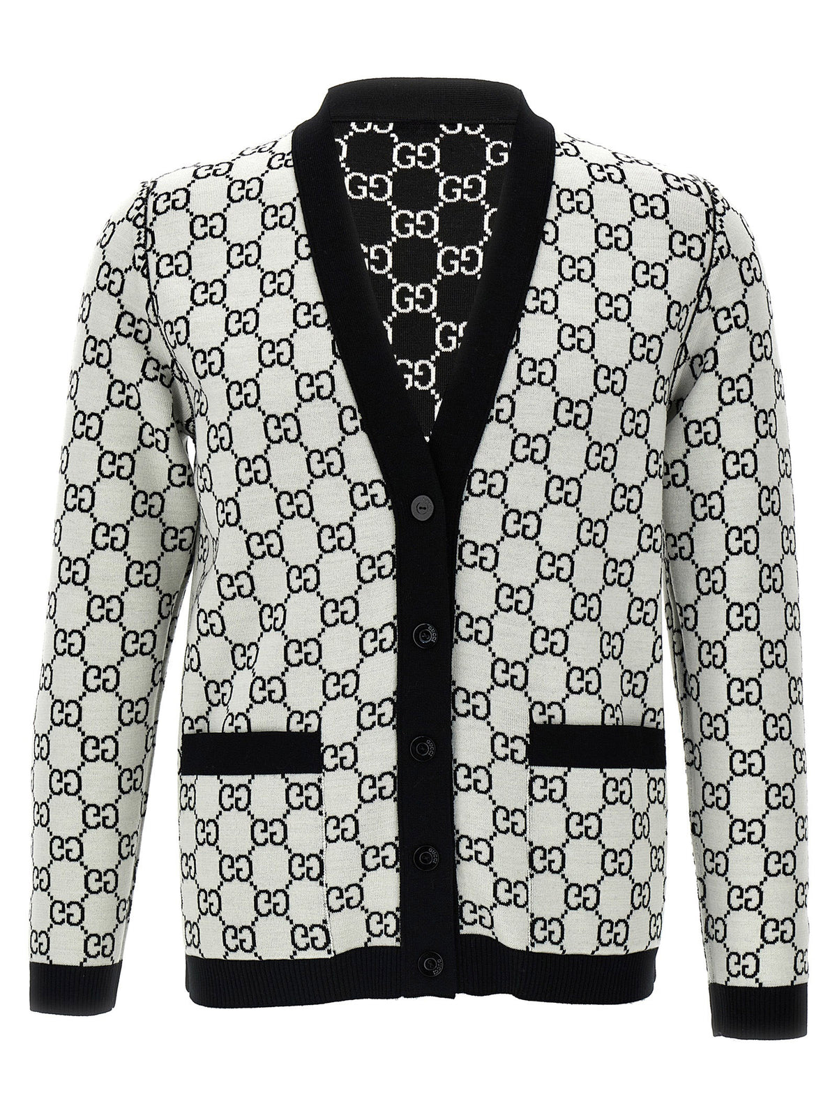 Gucci Bicolor Wool Cardigan