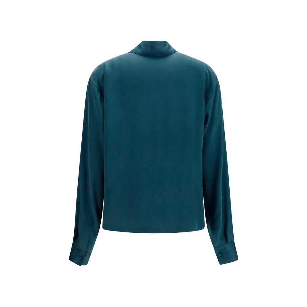 Tom Ford Blue Silk Shirt