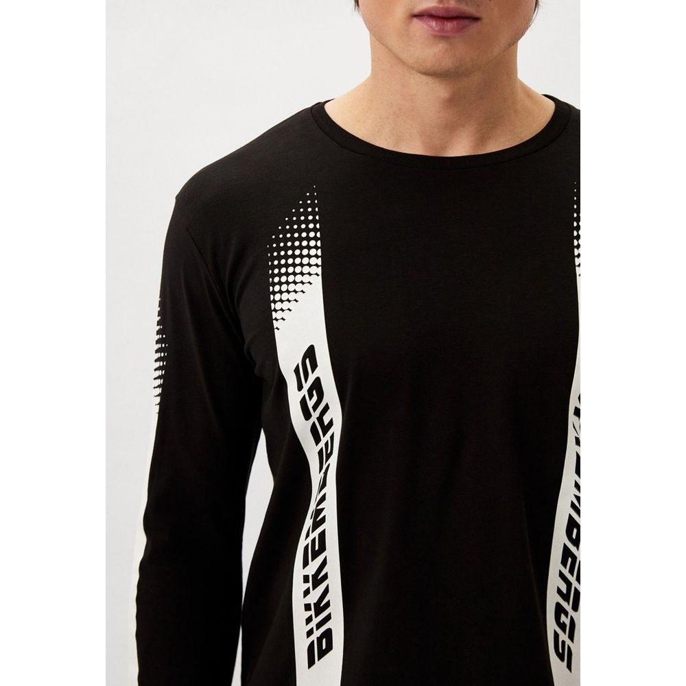 Bikkembergs Black Cotton Sportswear