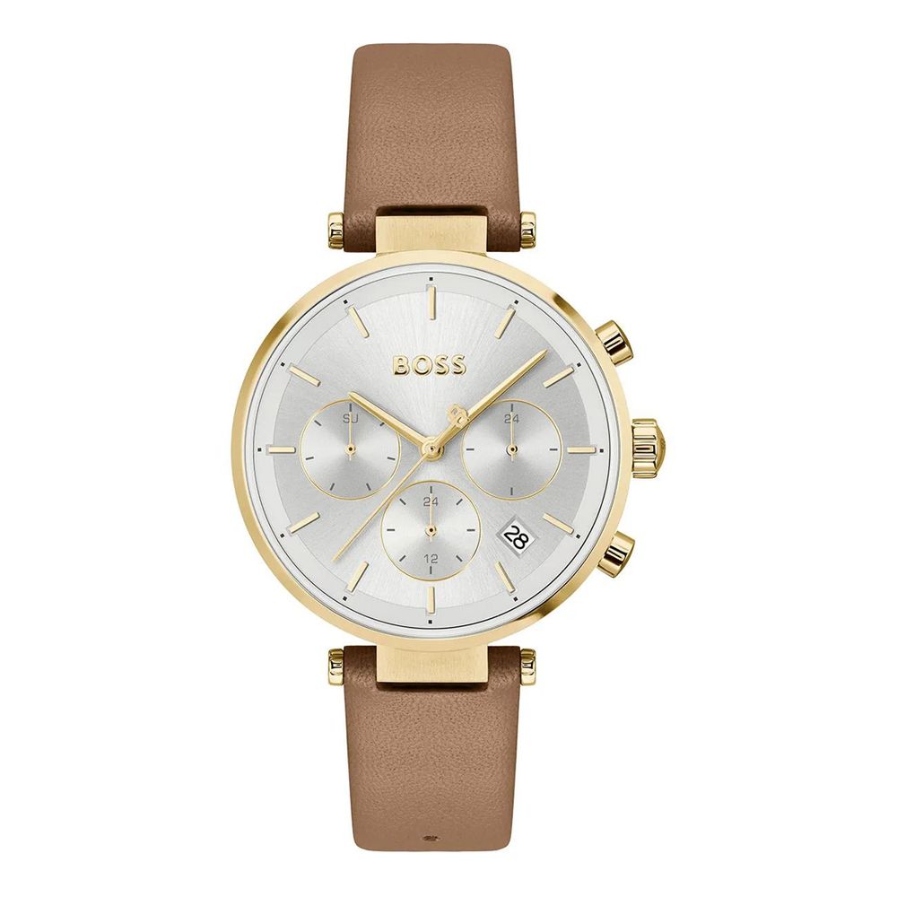 Hugo Boss Brown Leather Dress Watch