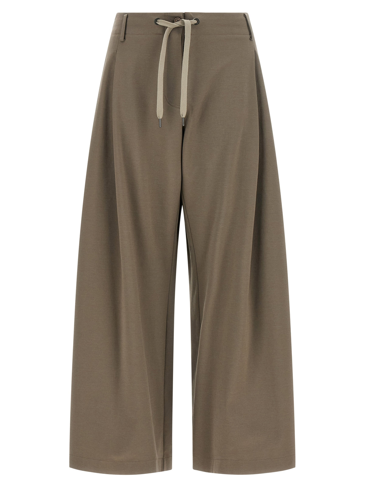 Brunello Cucinelli Gray Cotton Athletic Pants