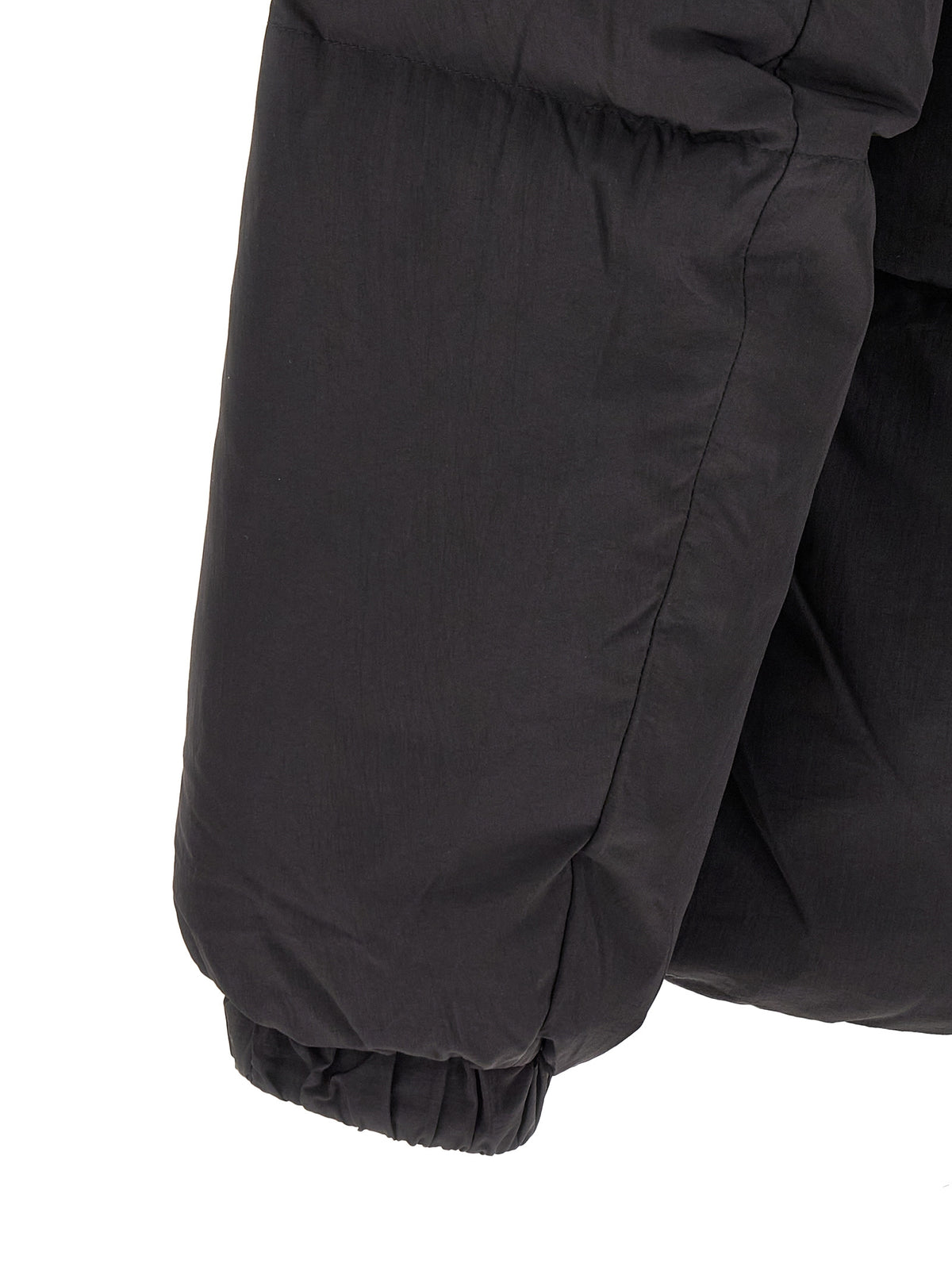 Diesel Black Polyamide Full-Length Jacket