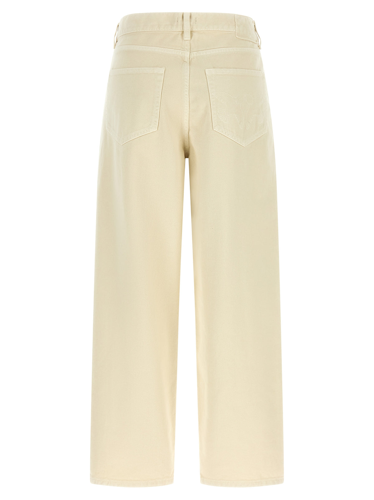 PINKO Beige Cotton Jeans Denim